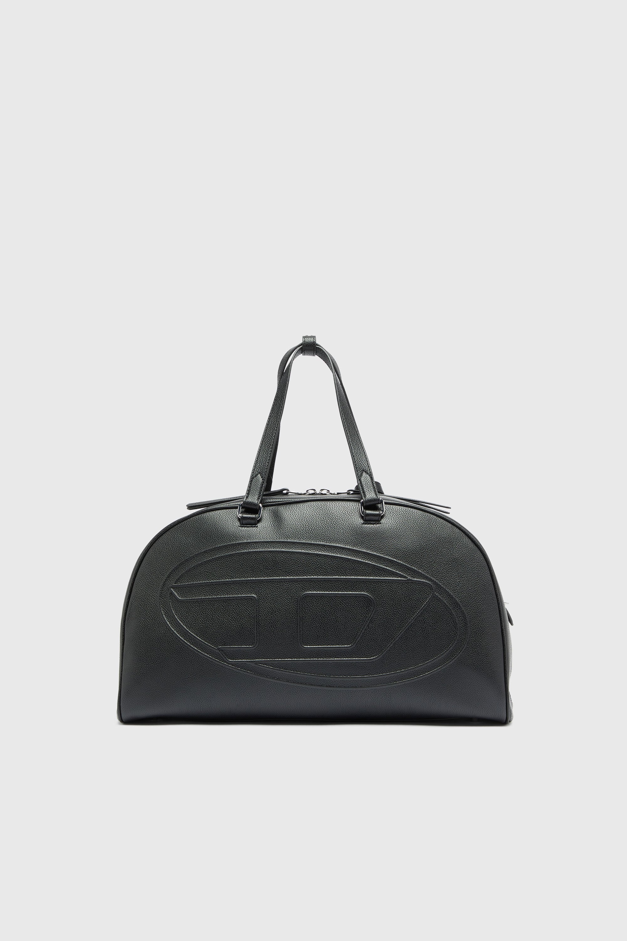 Diesel - 1DR DOME DUFFLE, Unisex's 1DR Dome - Leather travel bag with Oval D logo in Black - 1