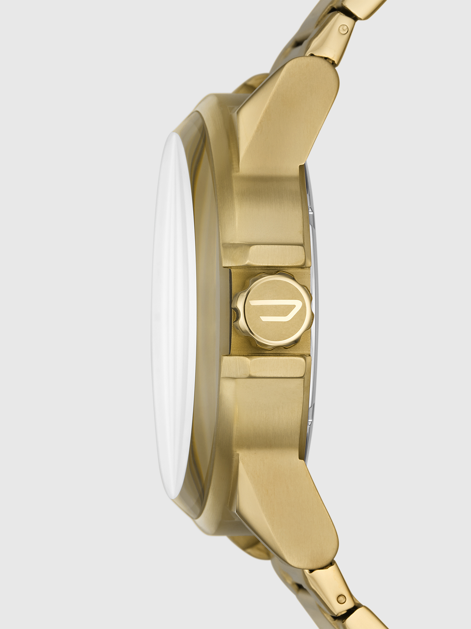 Diesel - DZ1912, Man's D-48 Three-Hand Gold-Tone Stainless Steel Watch in Gold - 2