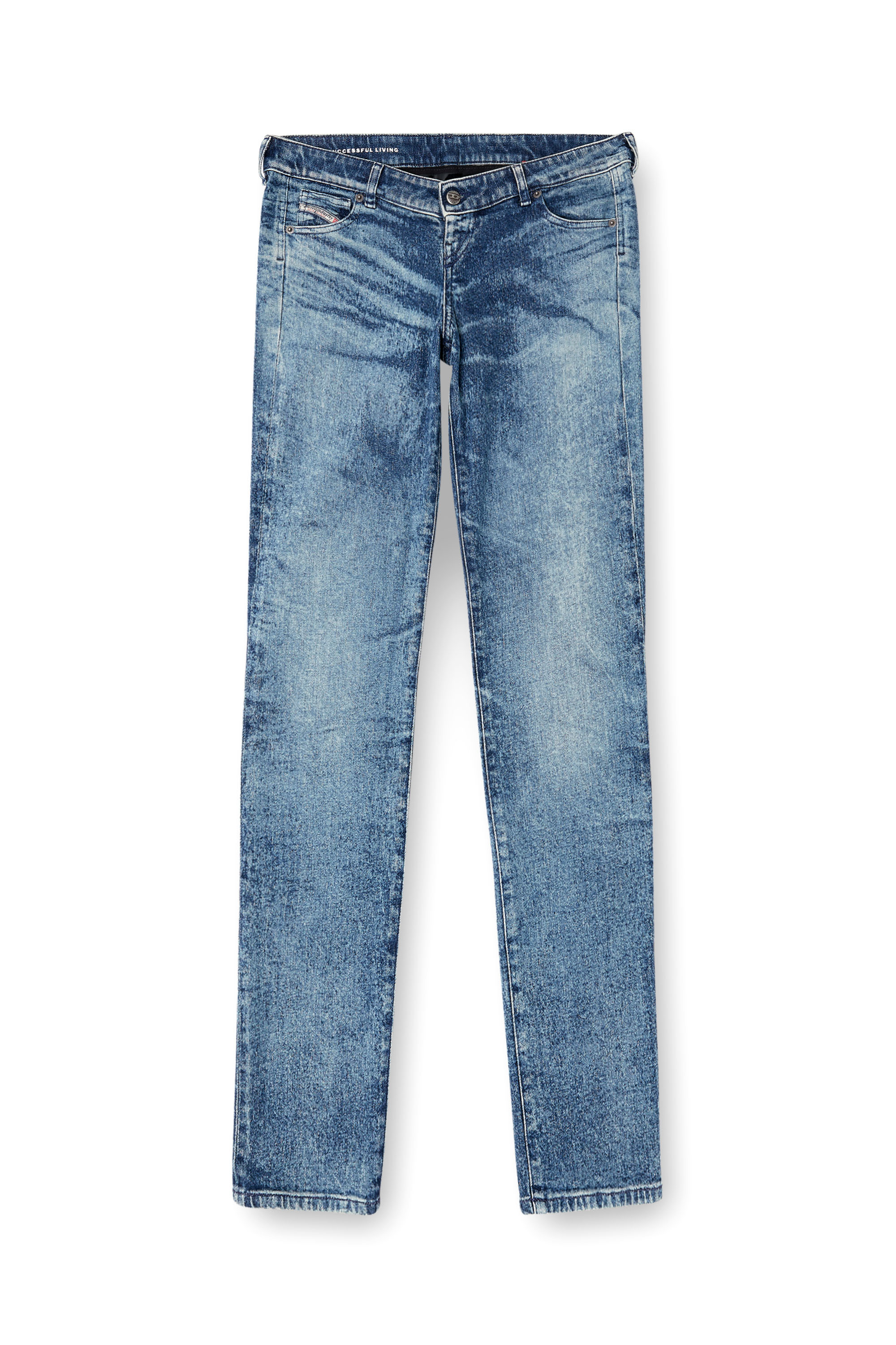 Regular Jeans D-Waisty 007DI, Medium blue Diesel - Woman's Regular Jeans D-Waisty 007DI, Medium blue - 2