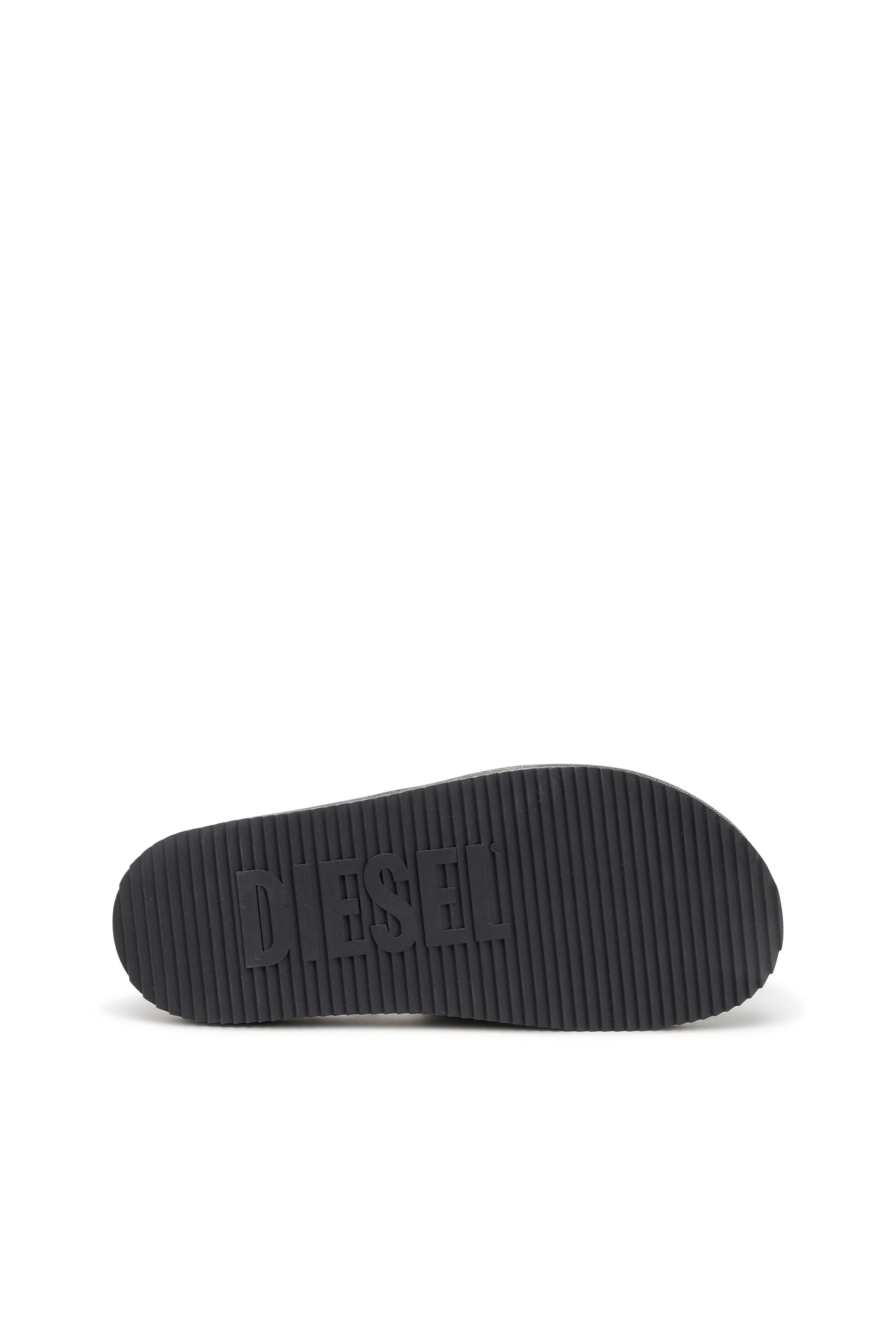 Diesel - SA-SLIDE D OVAL W, Woman's Sa-Slide D-Slide sandals with Oval D strap in Black - 4