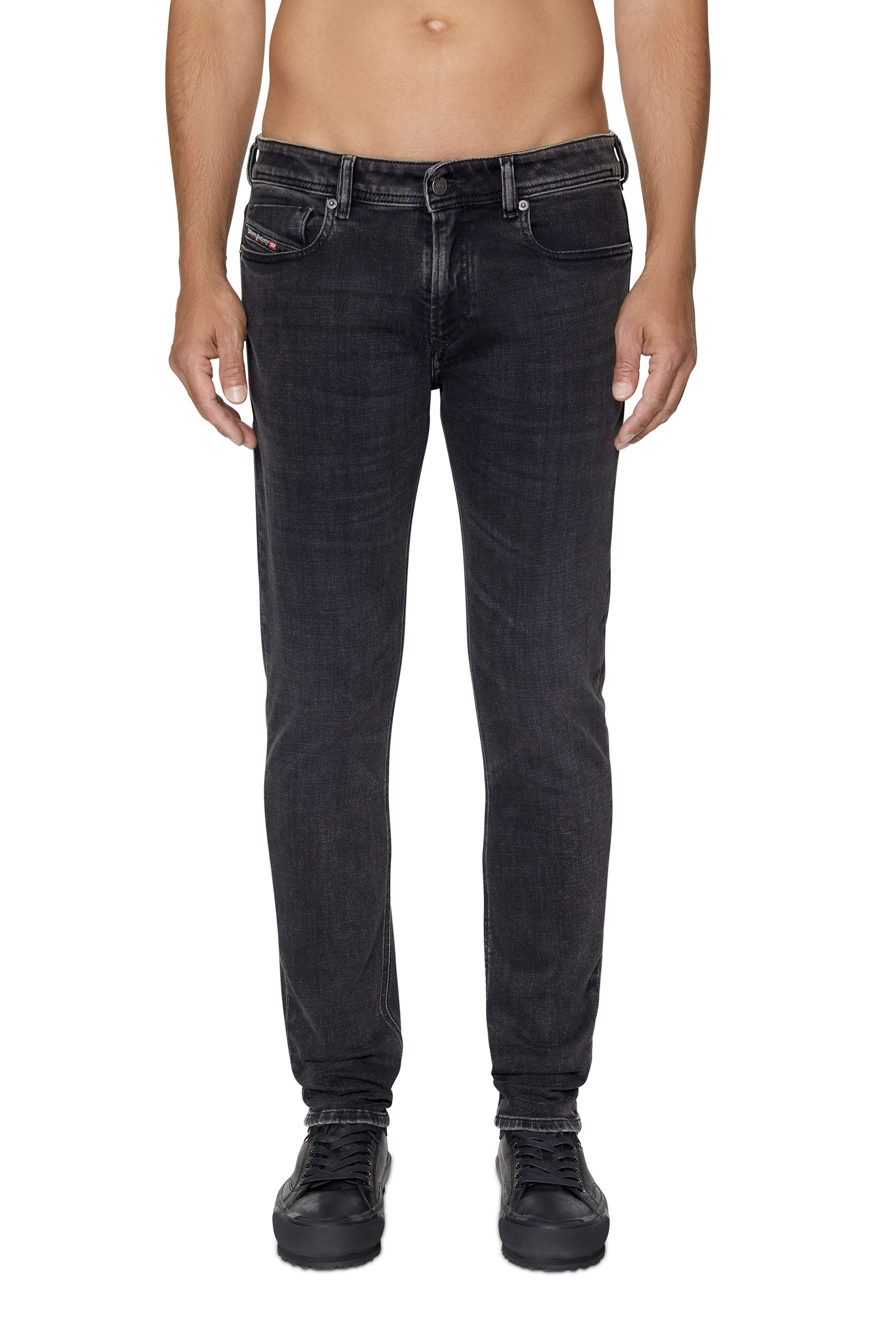 Diesel - Skinny Jeans 1979 Sleenker 09C23, Black/Dark grey - Image 2