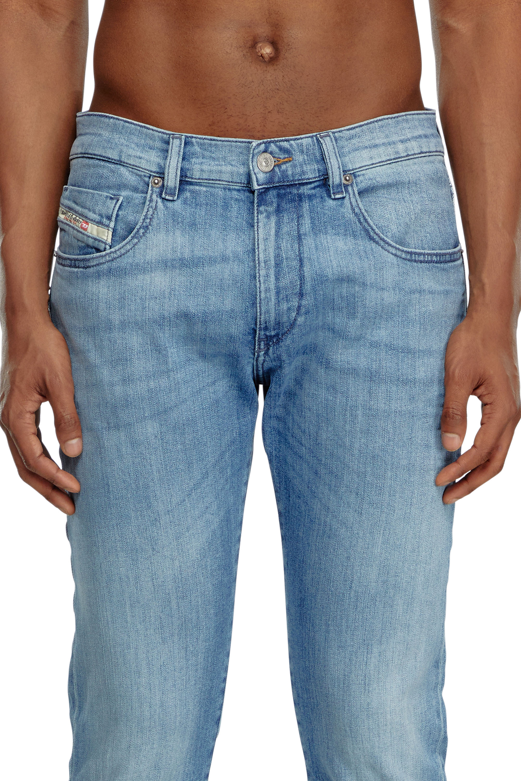 Diesel - Slim Jeans 2019 D-Strukt 0GRDI, Light Blue - Image 5