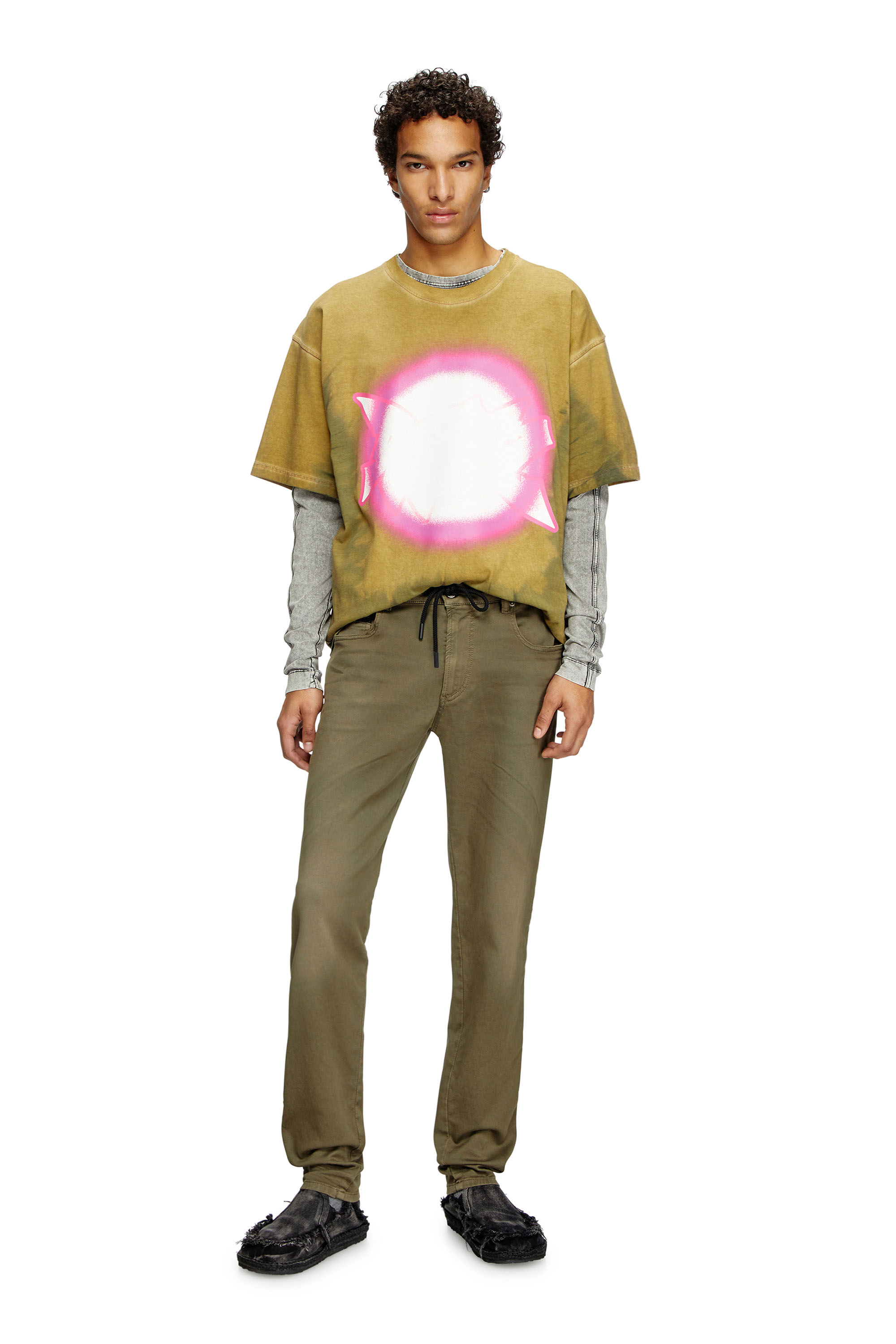 Slim 2062 D-Strukt Joggjeans® 0670M, Green Diesel - Man's Slim 2062 D-Strukt Joggjeans® 0670M, Green - 1