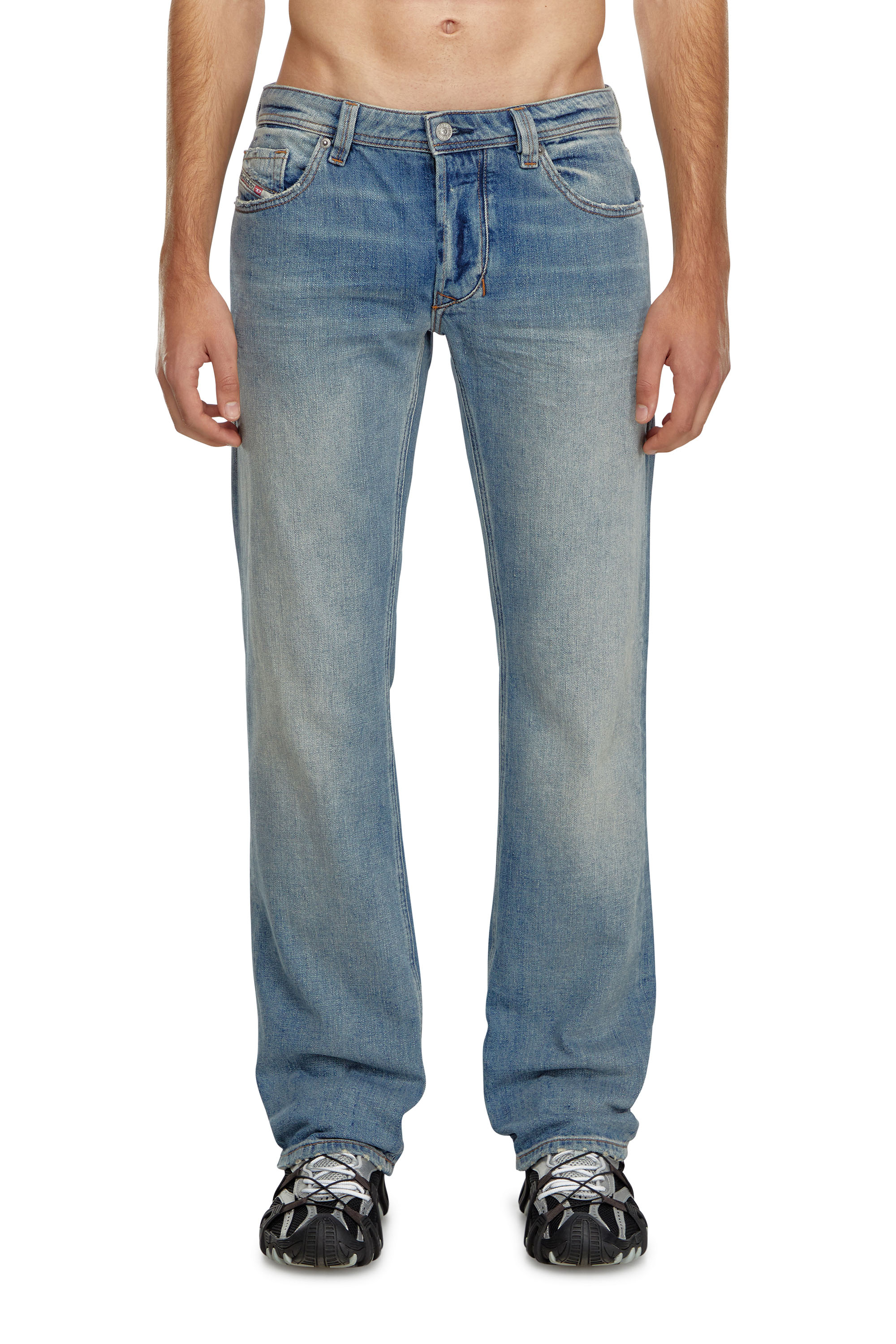 Diesel - Man's Regular Jeans 1985 Larkee 0GRDN, Light Blue - 1