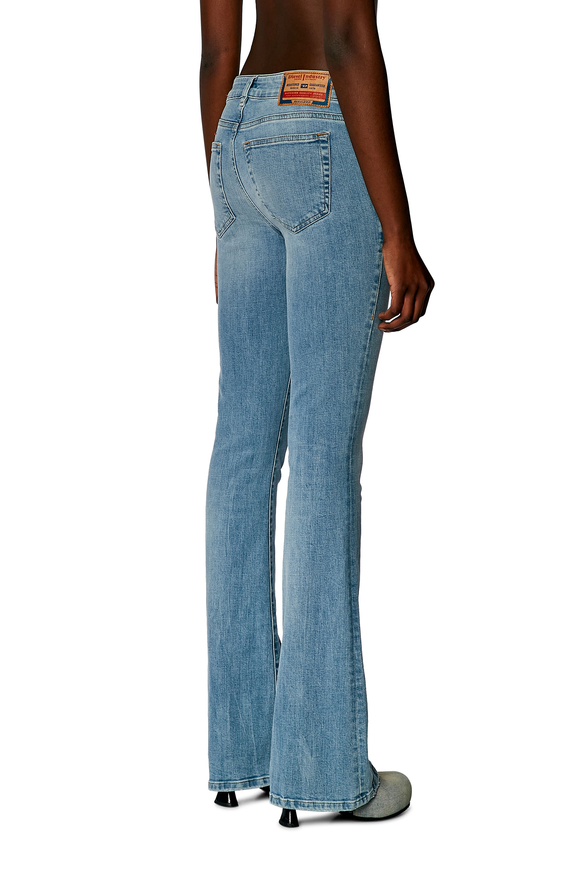 Diesel - Bootcut and Flare Jeans 1969 D-Ebbey 09H61, Light Blue - Image 2