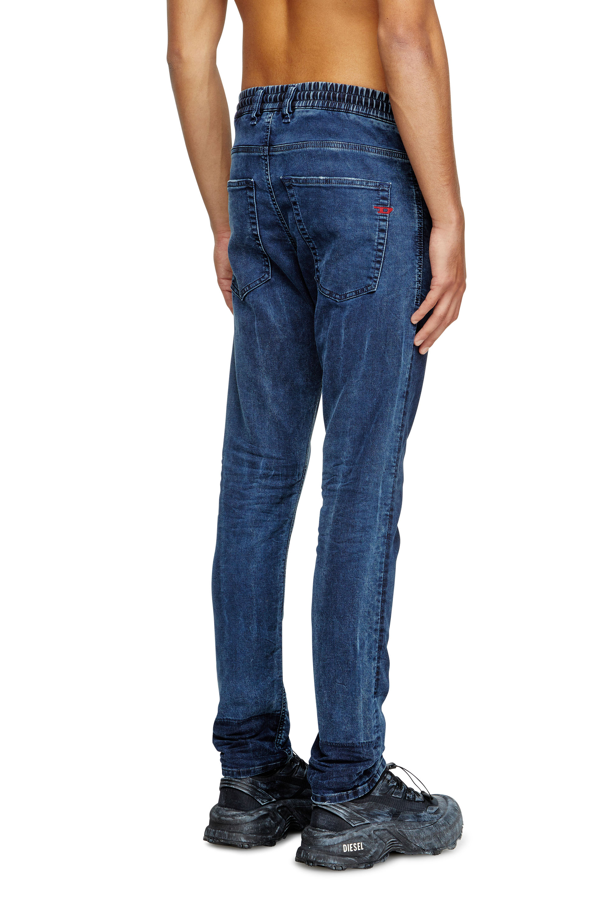 Diesel - Man's Regular 2030 D-Krooley Joggjeans® 09M36, Dark Blue - 4