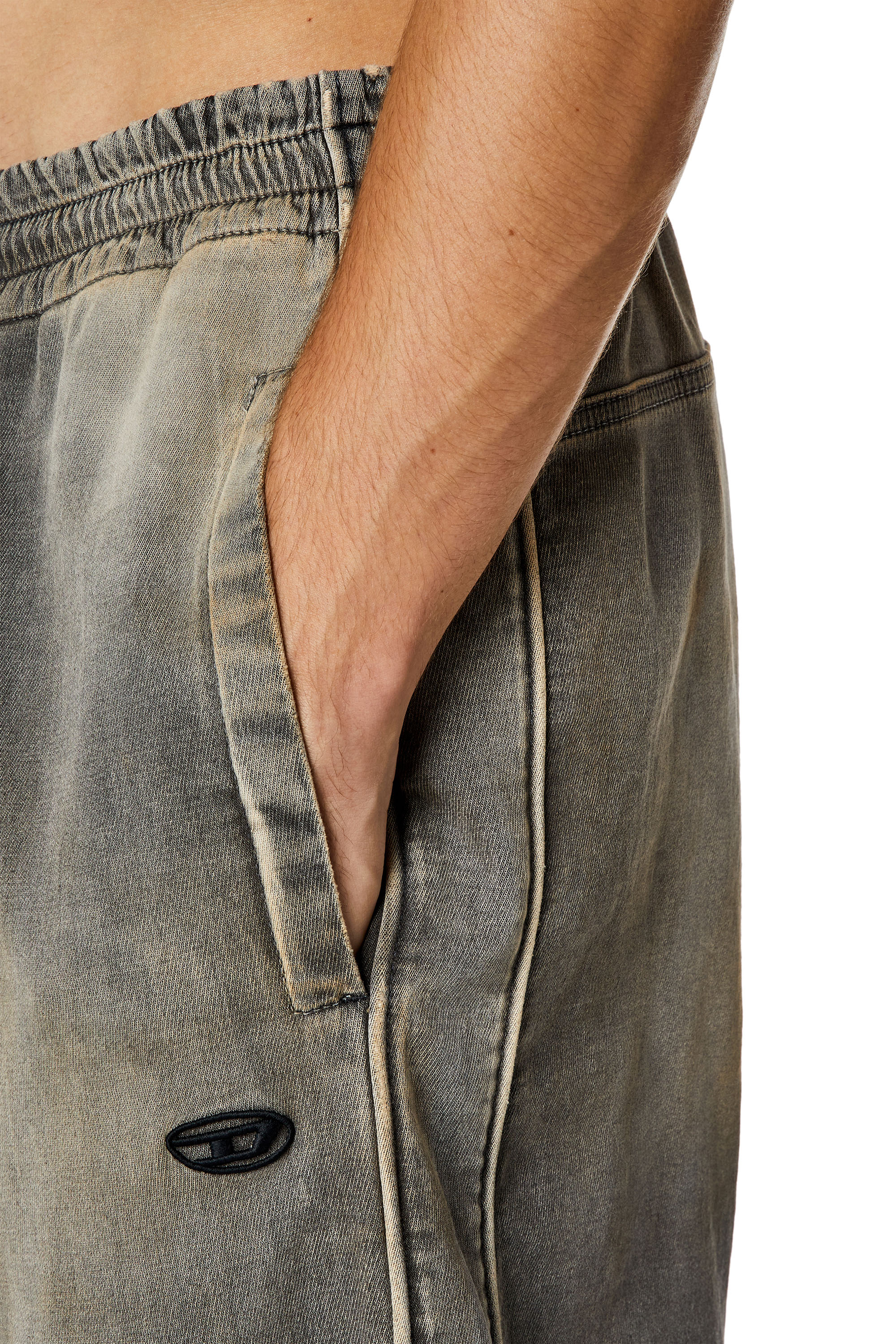 Diesel - Straight D-Martians Track Denim 068HT, Grey - Image 3