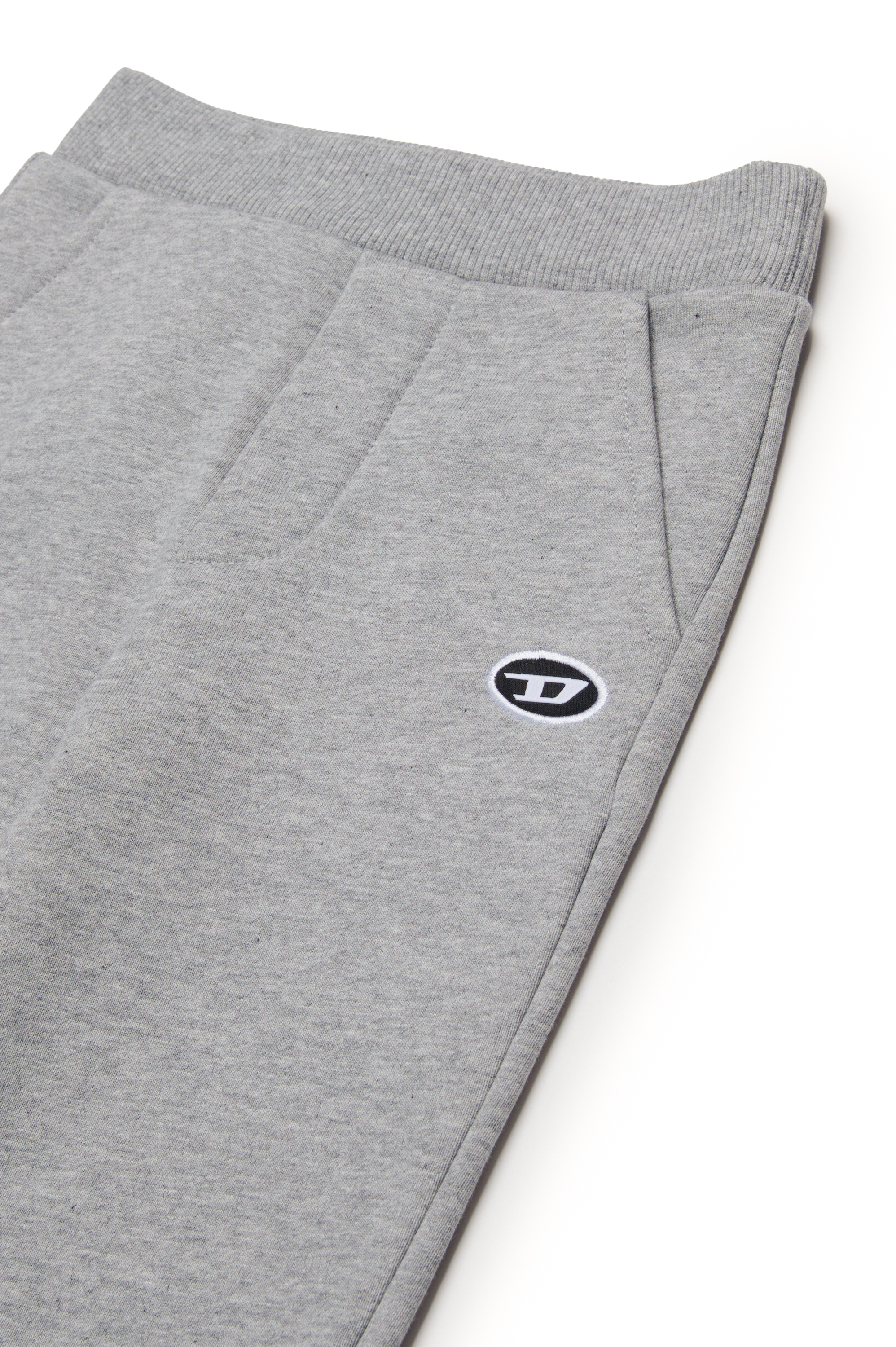 Diesel - PTARYDOVALPJB, Man Sweatpants with Oval D patch in Grey - Image 3