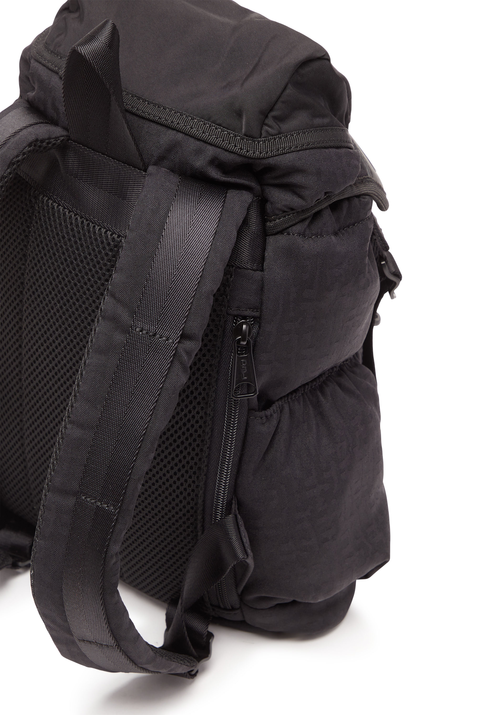 Diesel - NYLON MONO BACKPACK S X, Black - Image 5
