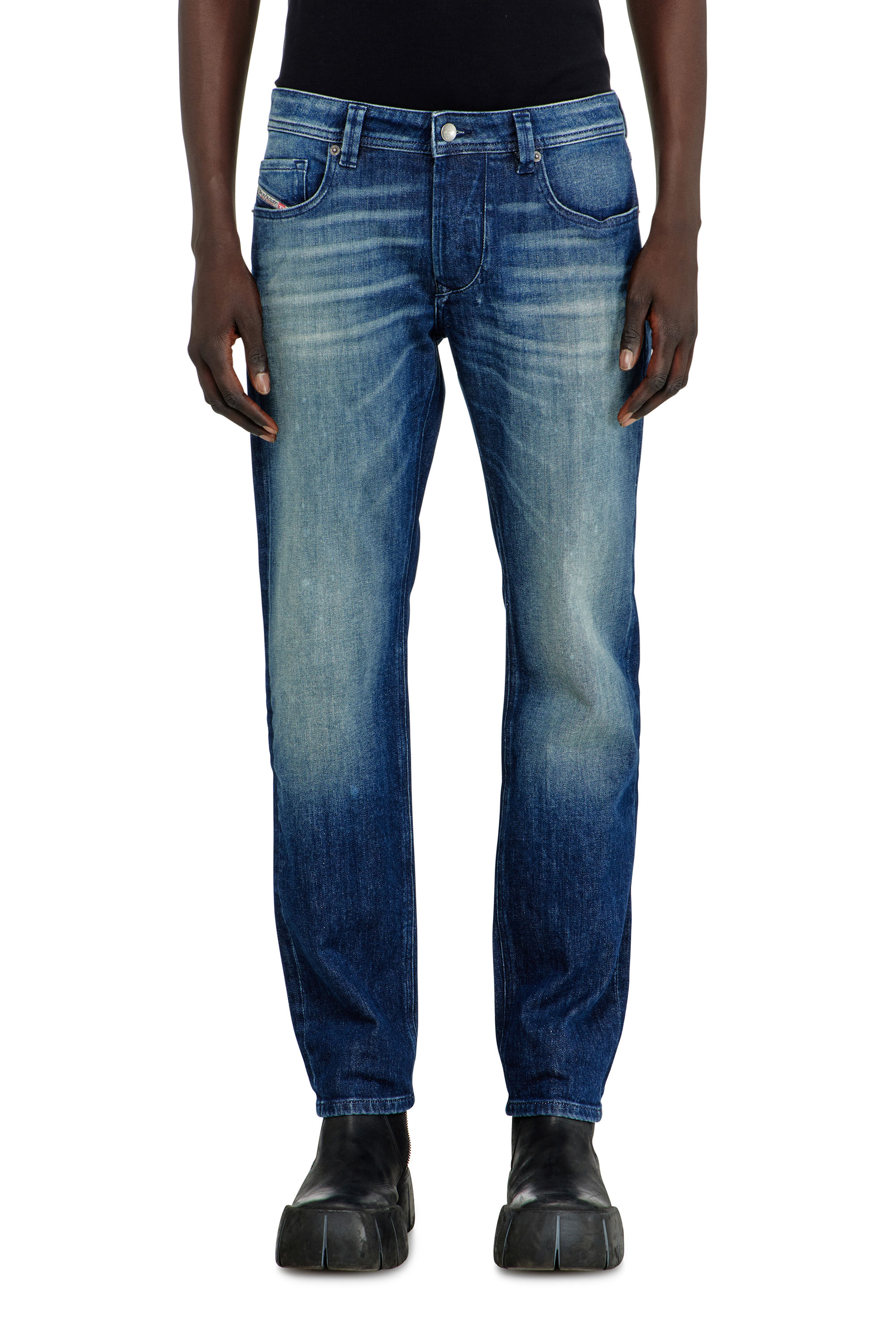 Diesel - Man's Regular Jeans 1986 Larkee-Beex 0KBBR, Dark Blue - 4