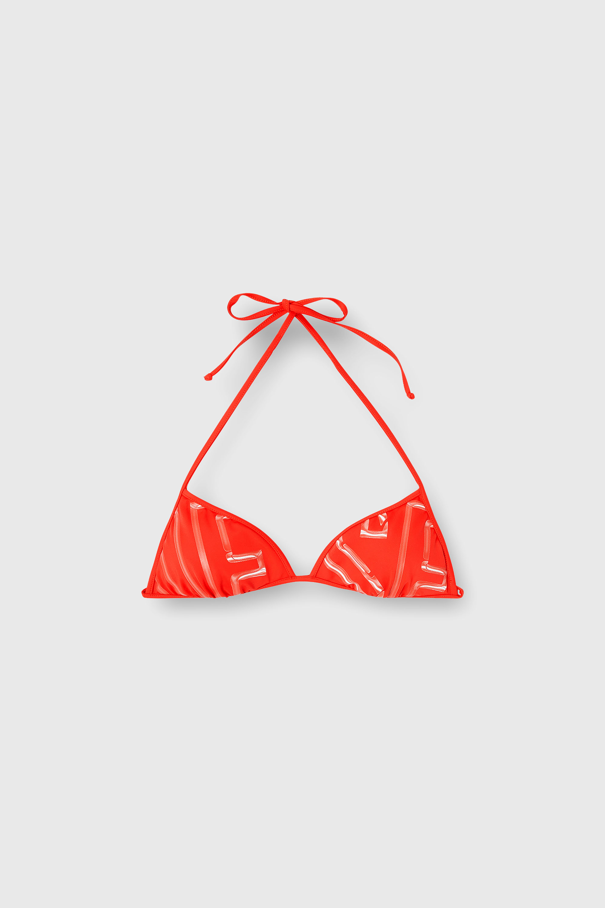 Diesel - KATE-D-CORE, Woman's Bikini top with graphic print in Red - 4