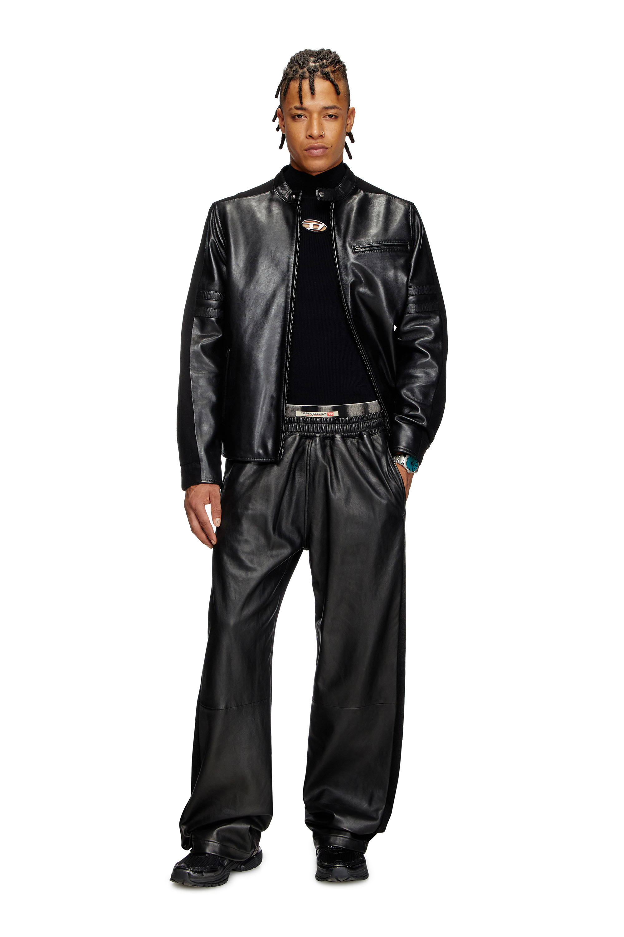 S-PRO-V-DENSE LOW, Black Diesel - S-PRO-V-DENSE LOW, Man's S-Pro-V-Dense-Mesh sneakers with Oval D logo in Black - 7