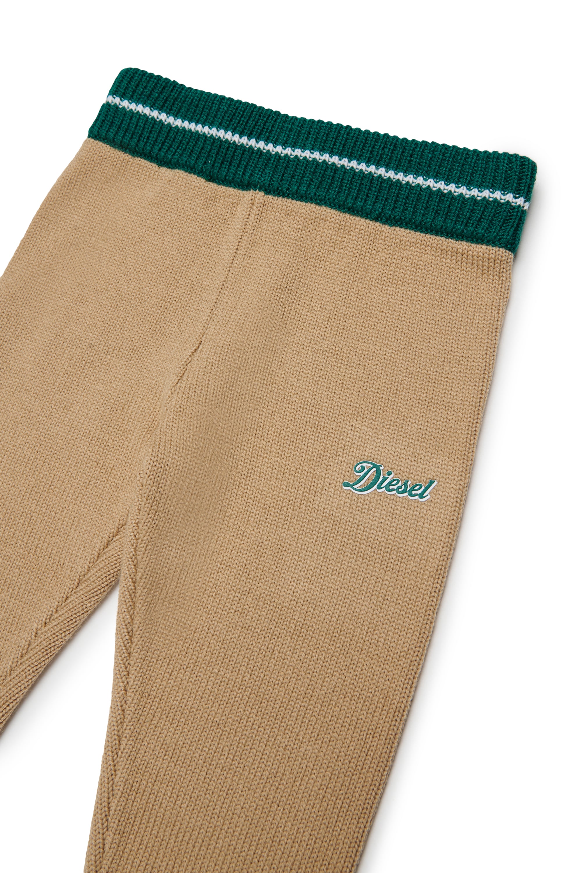 Diesel - PMOB, Unisex's Knitted pants in wool blend in Brown - 3