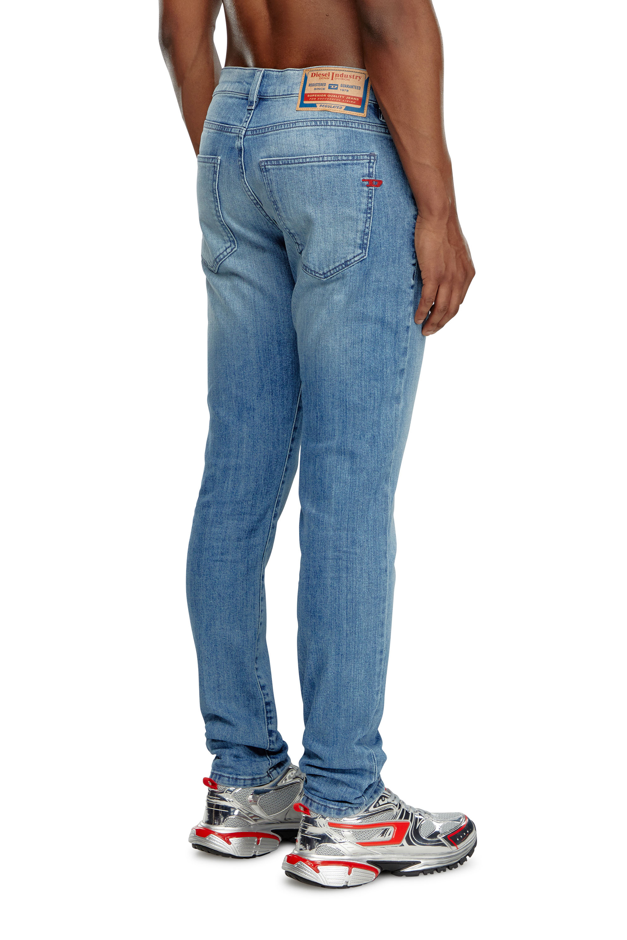 Diesel - Slim Jeans 2019 D-Strukt 0GRDI, Light Blue - Image 2