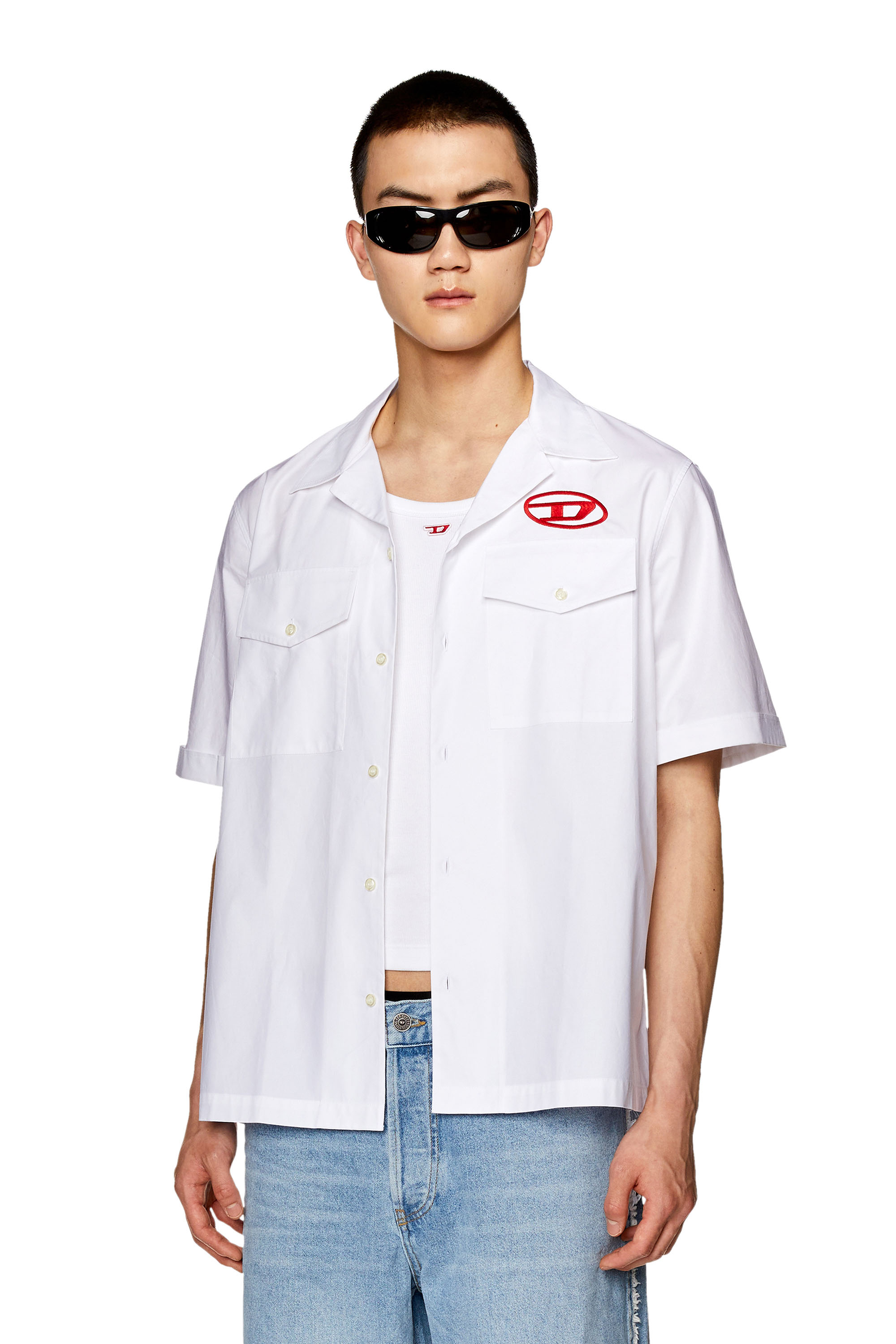 Diesel - S-MAC-22-B, White/Red - Image 1