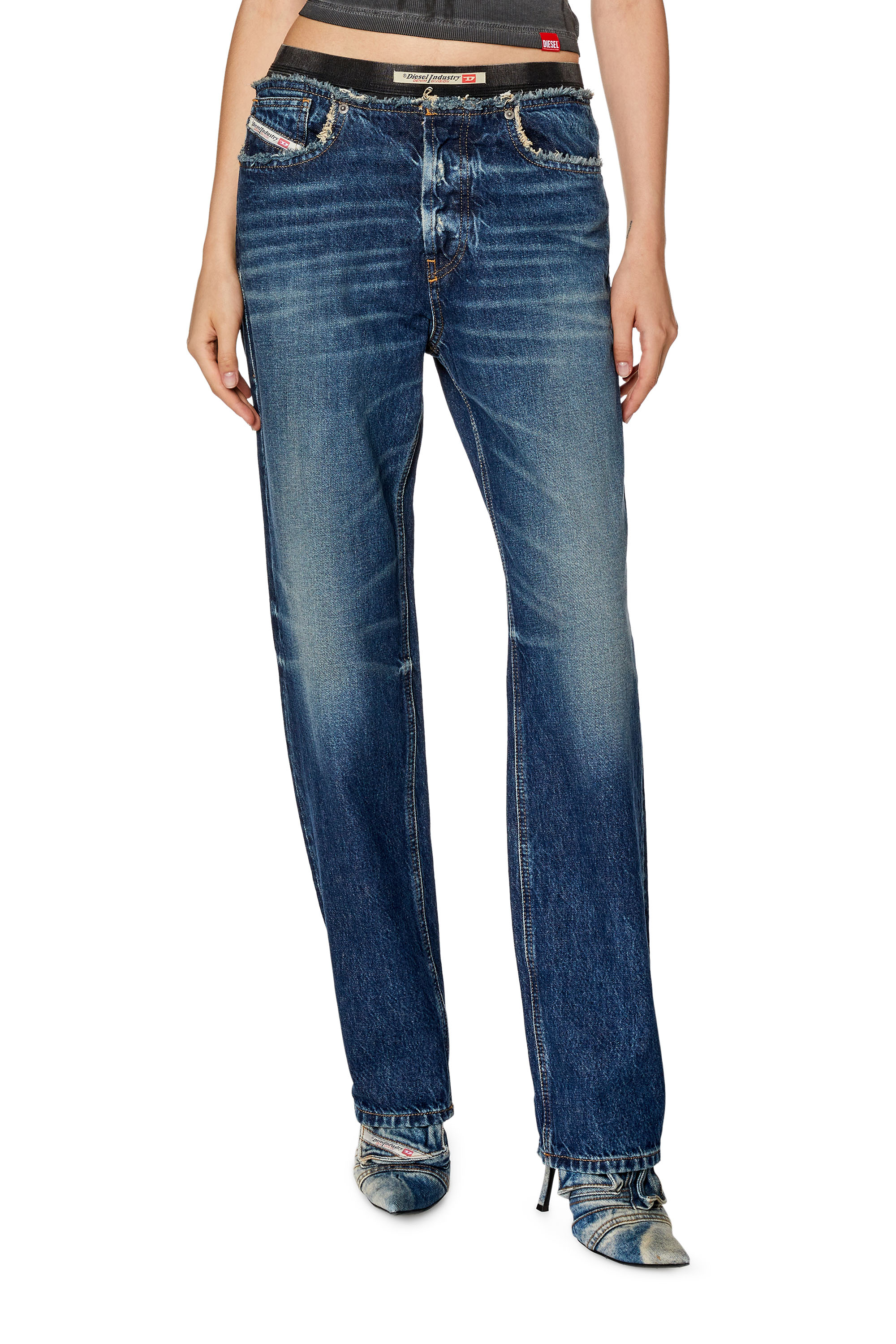Diesel - Straight Jeans D-Ark 09G92, Dark Blue - Image 2
