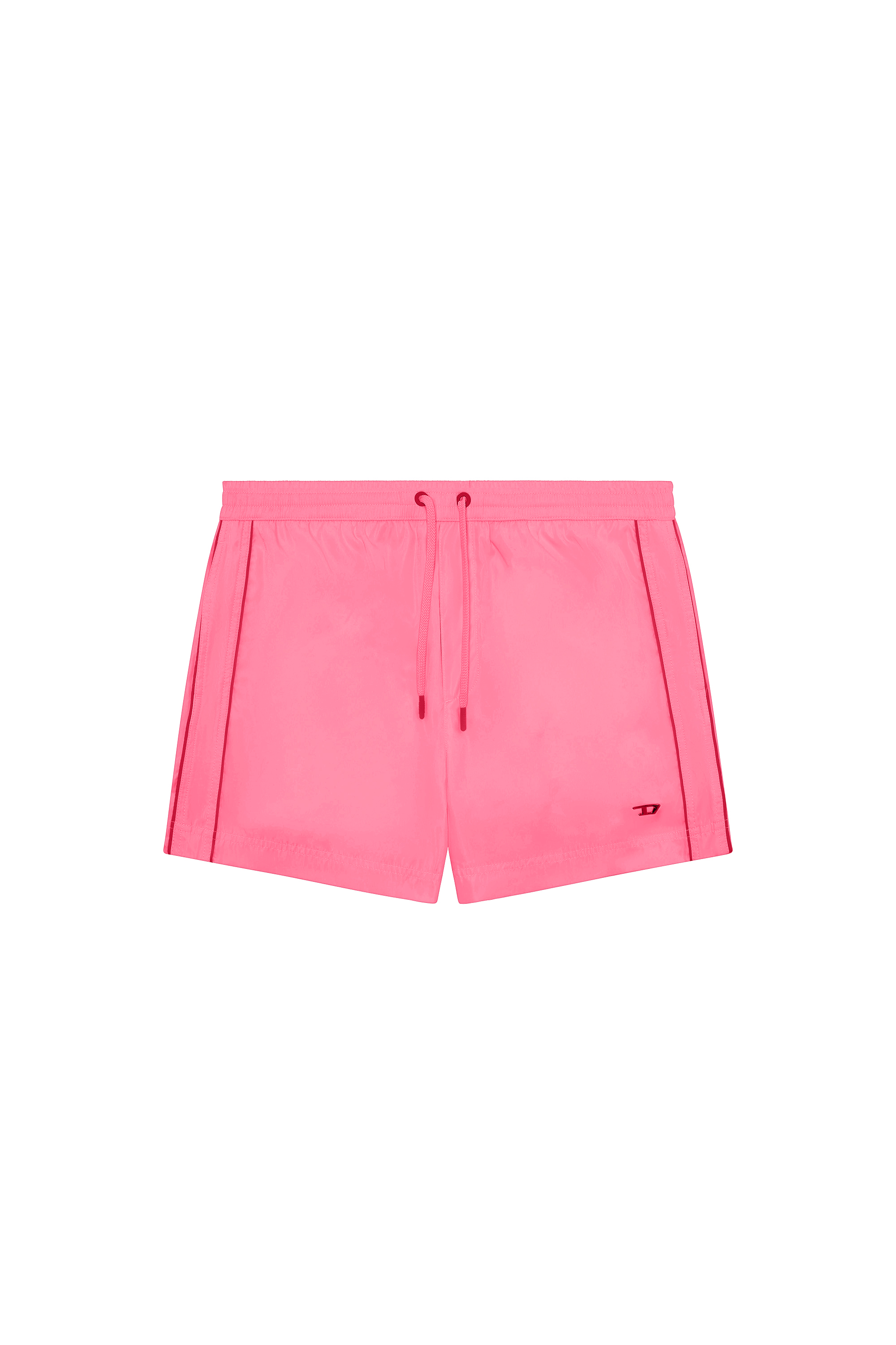 Diesel - BMBX-KEN-37, Man Mid-length swim shorts with piping in Pink - Image 4