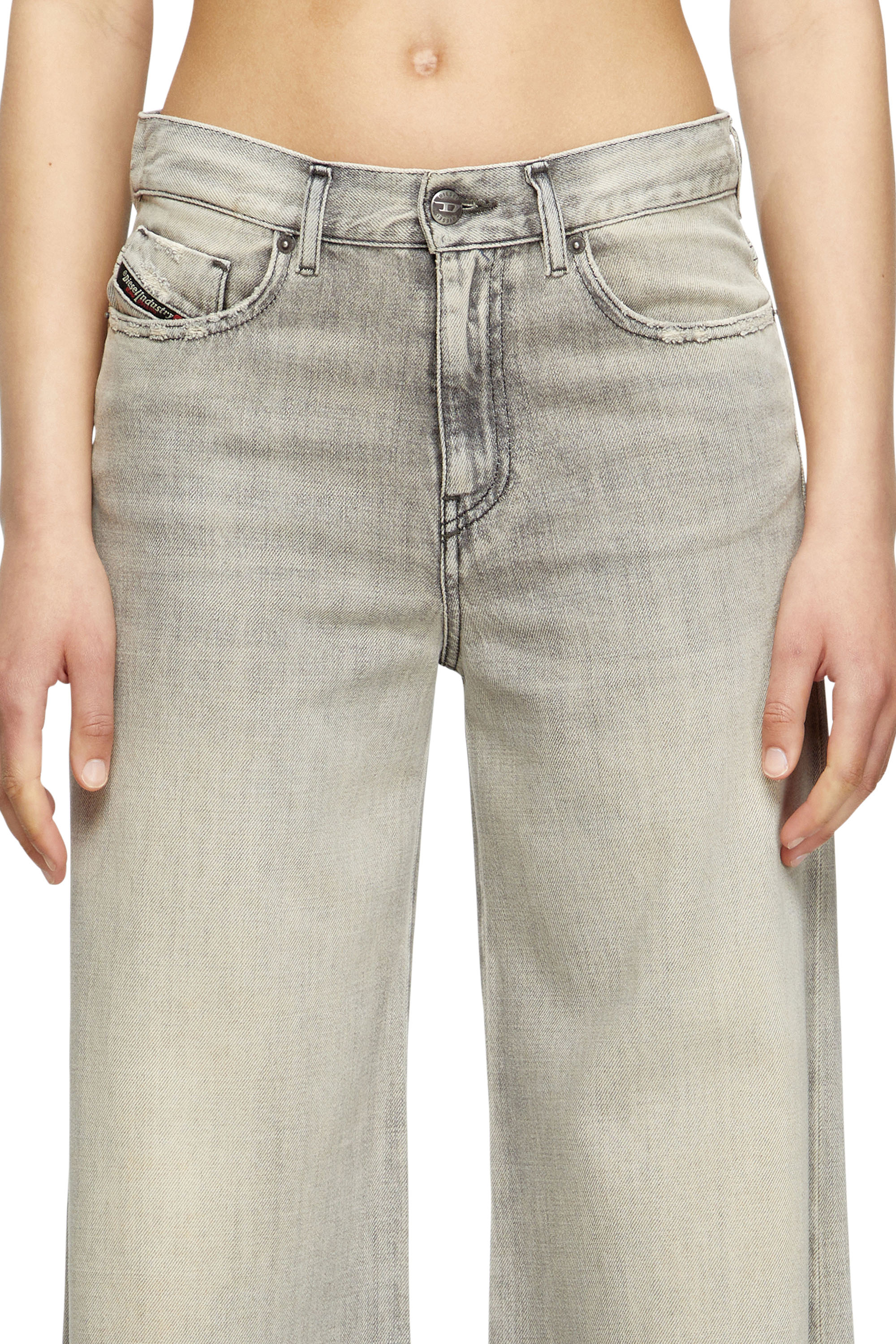 Flare Jeans 1978 D-Akemi 068RU, Grey Diesel - Woman's Flare Jeans 1978 D-Akemi 068RU, Grey - 5