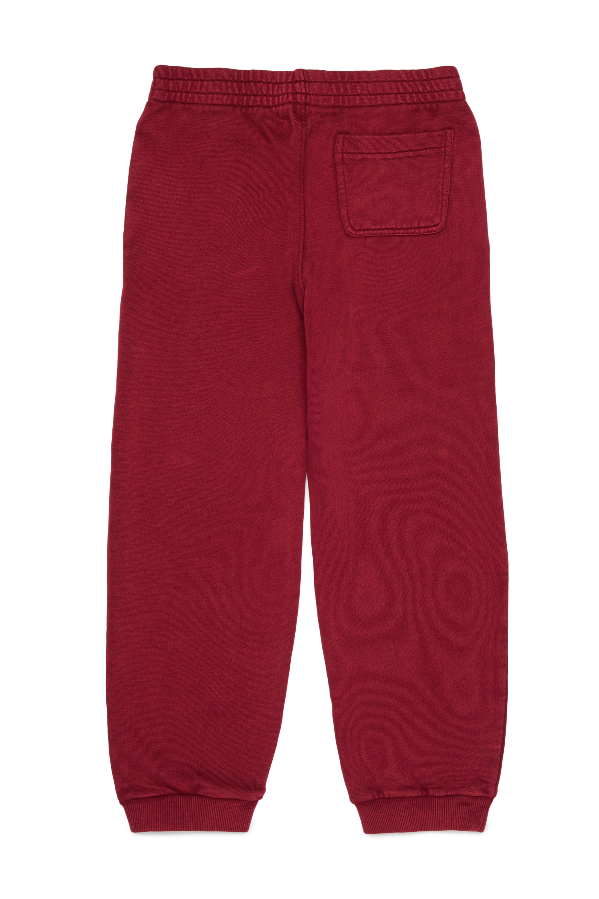 Diesel - PTISEL, Man's Cotton sweatpants with logo print in Red - 2