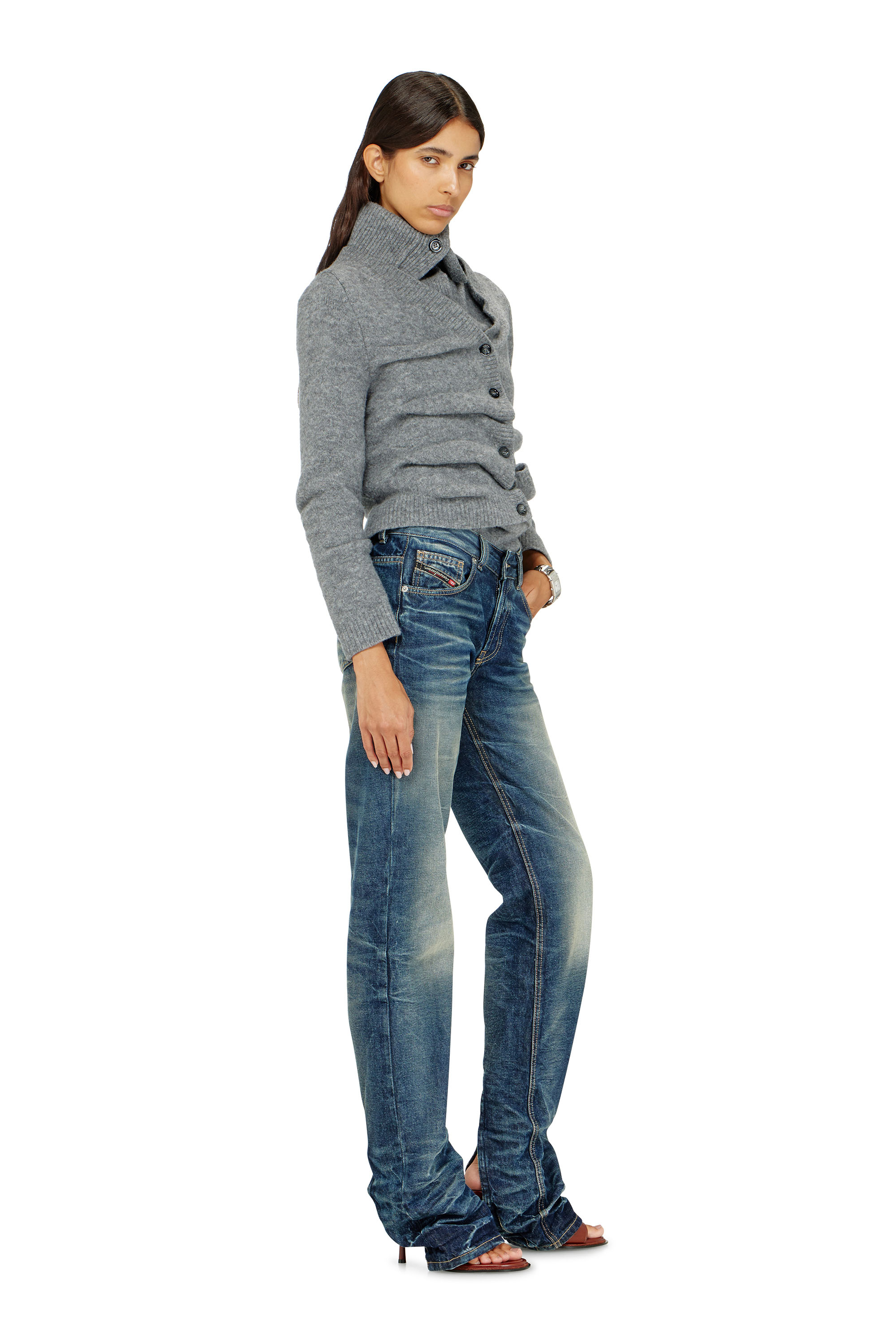 Diesel - Woman's Regular Jeans D-Heel 0DBFC, Medium blue - 4