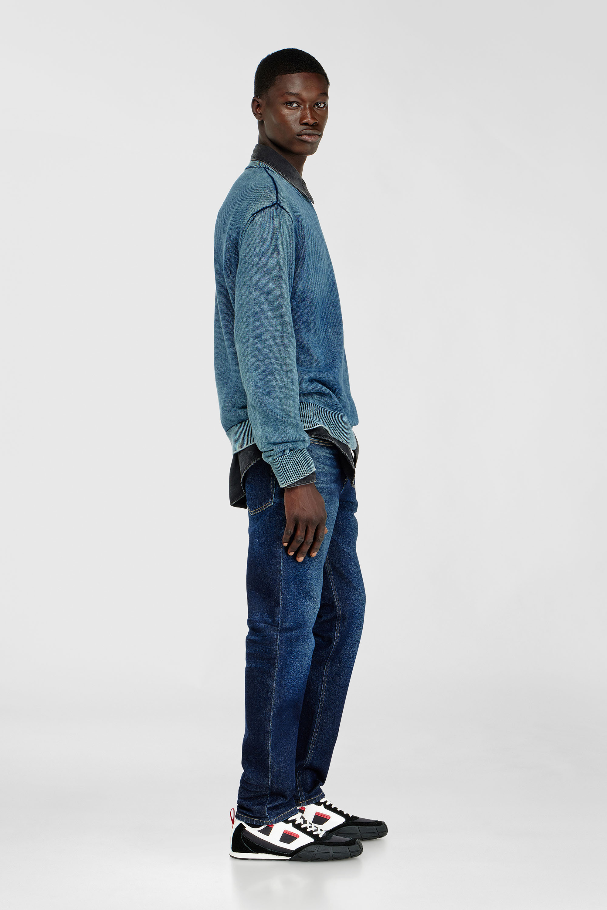 Diesel - Man's Regular Jeans 2023 D-Finitive 0KBBV, Dark Blue - 2