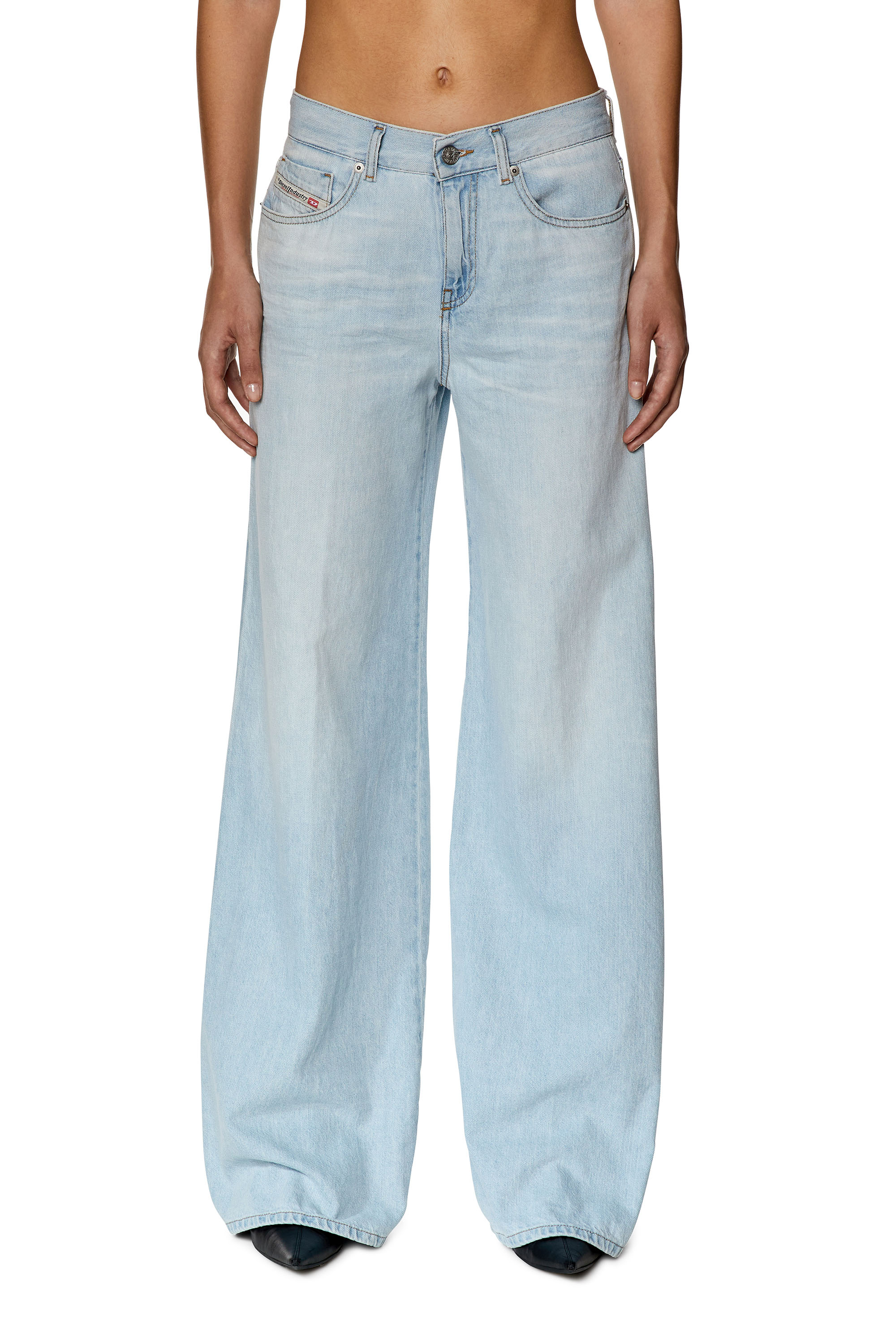 Diesel - Bootcut and Flare Jeans 1978 D-Akemi 068ES, Light Blue - Image 2