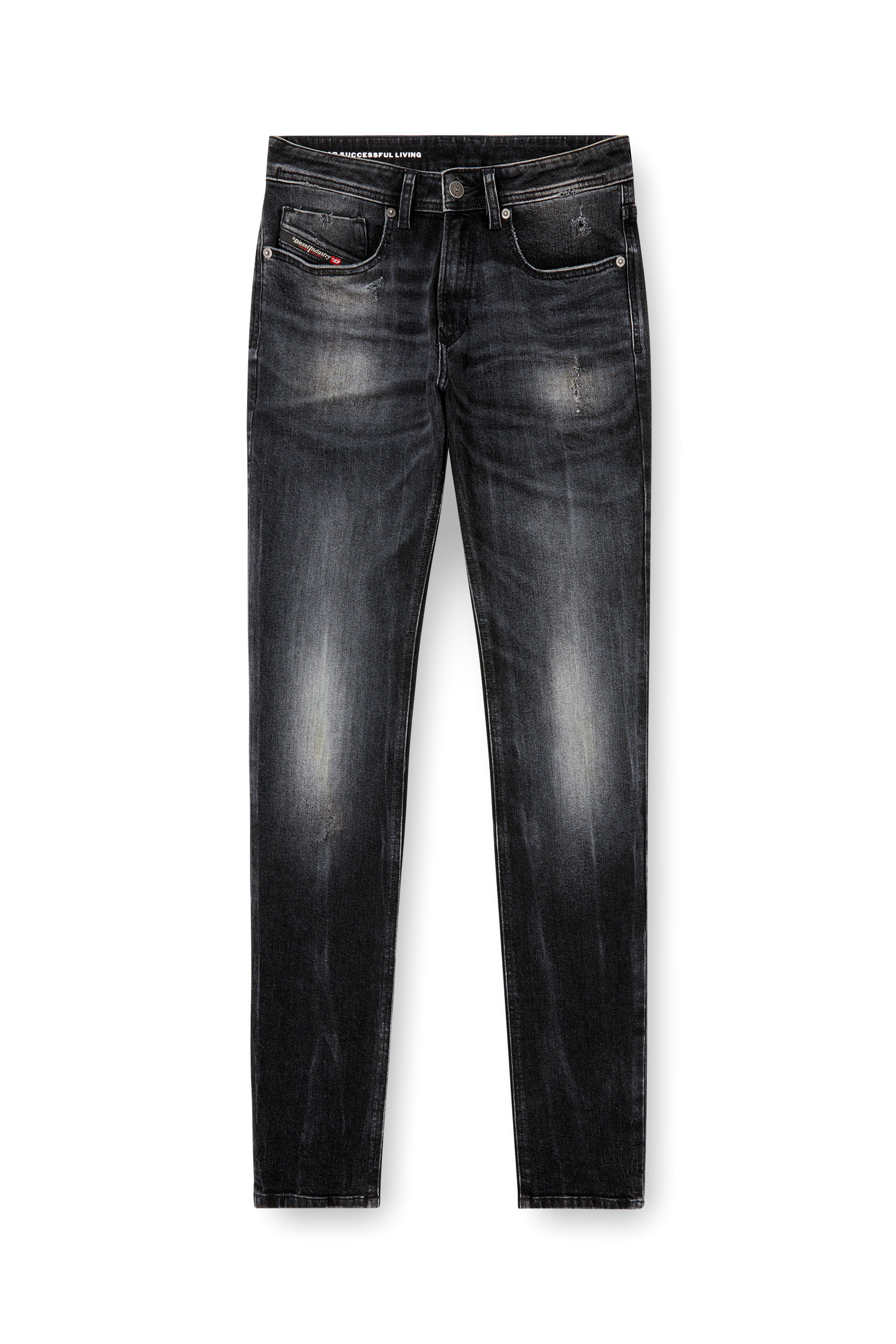 Diesel - Man's Skinny Jeans 1979 Sleenker 0DBDP, Black/Dark grey - 3