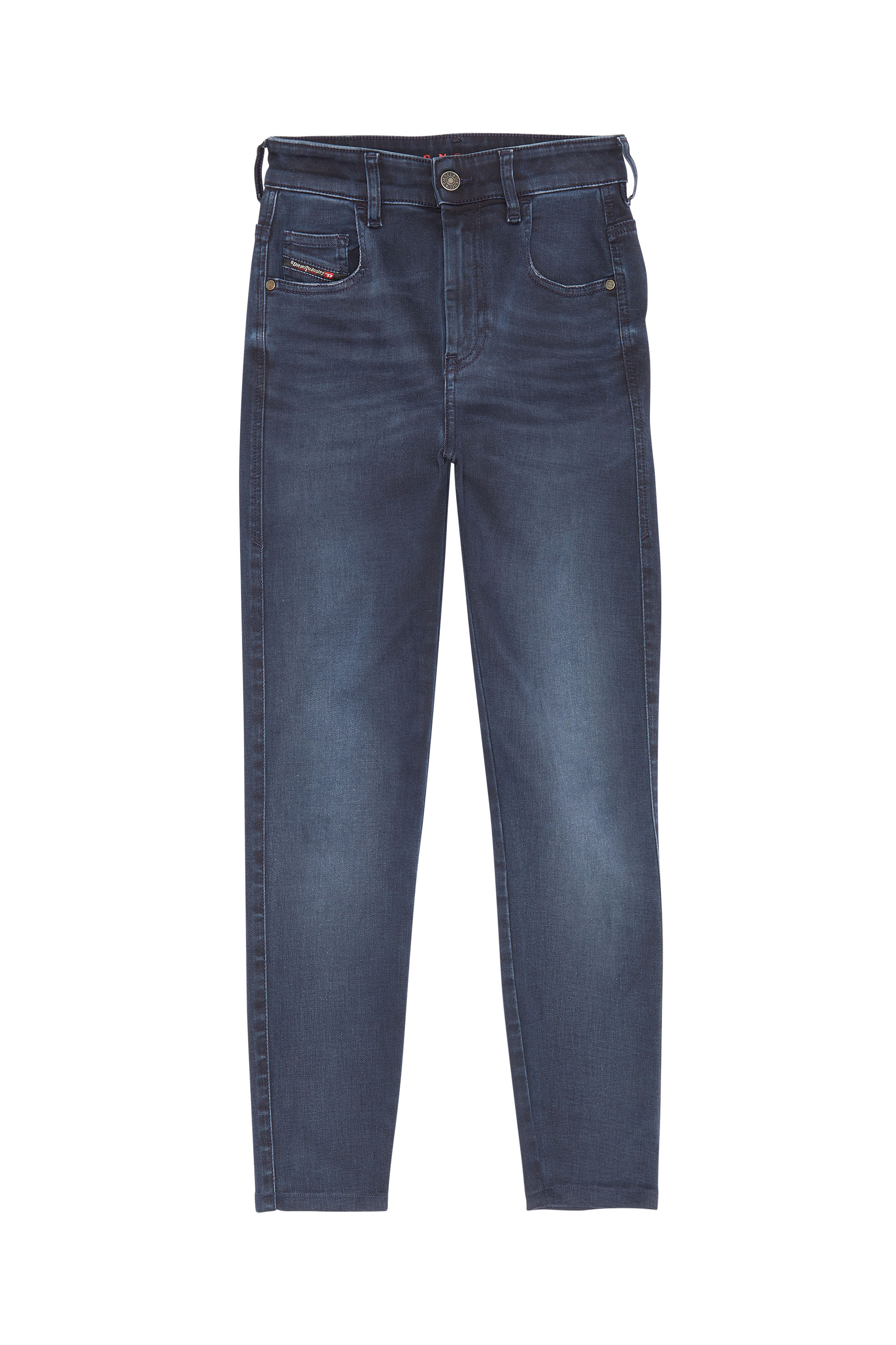 Diesel - D-SLANDY-HIGH, Woman's Diesel Woman - Jeans Dark blue in Dark Blue - 1