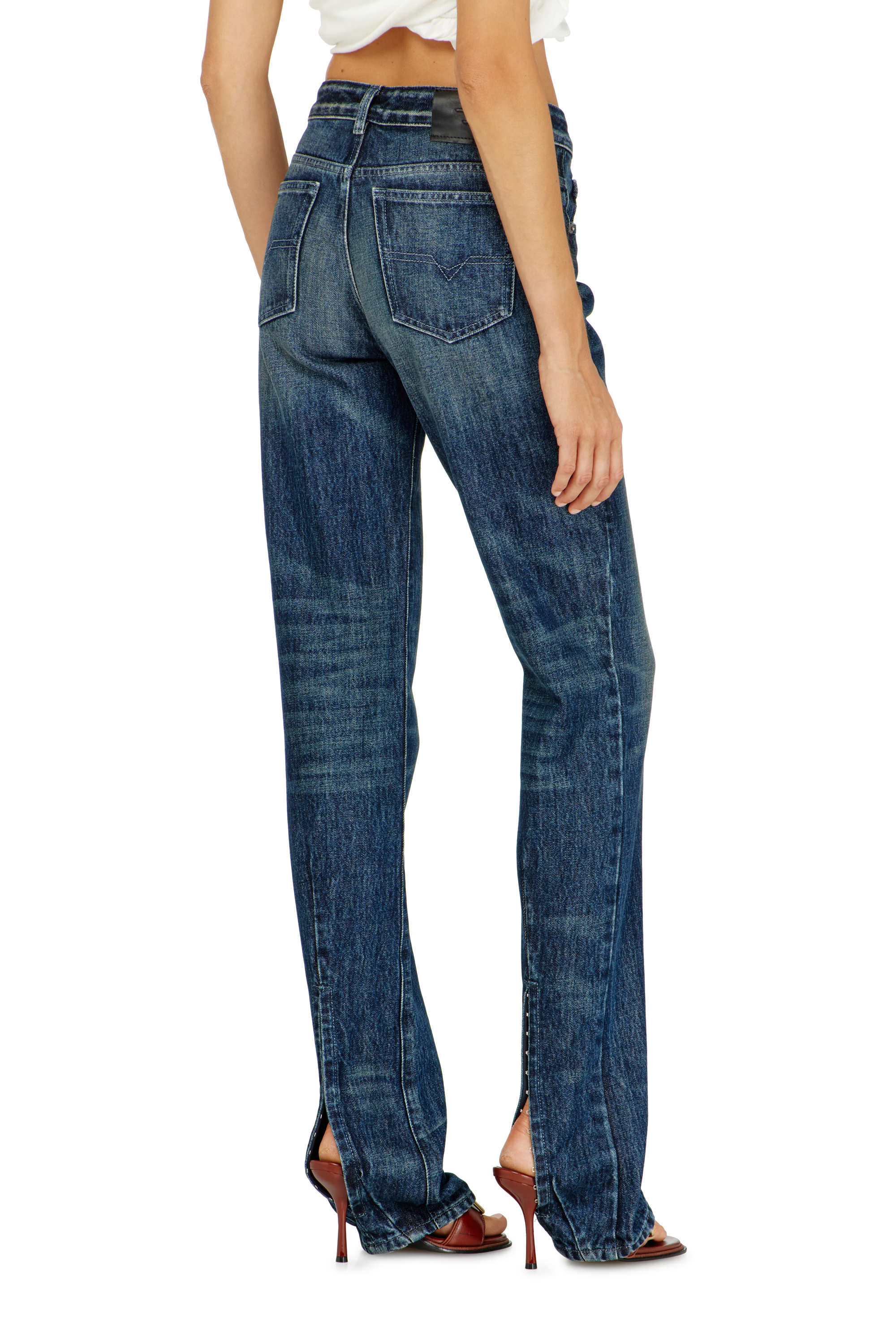 Diesel - Woman's Regular Jeans D-Heel 007FZ, Dark Blue - 2
