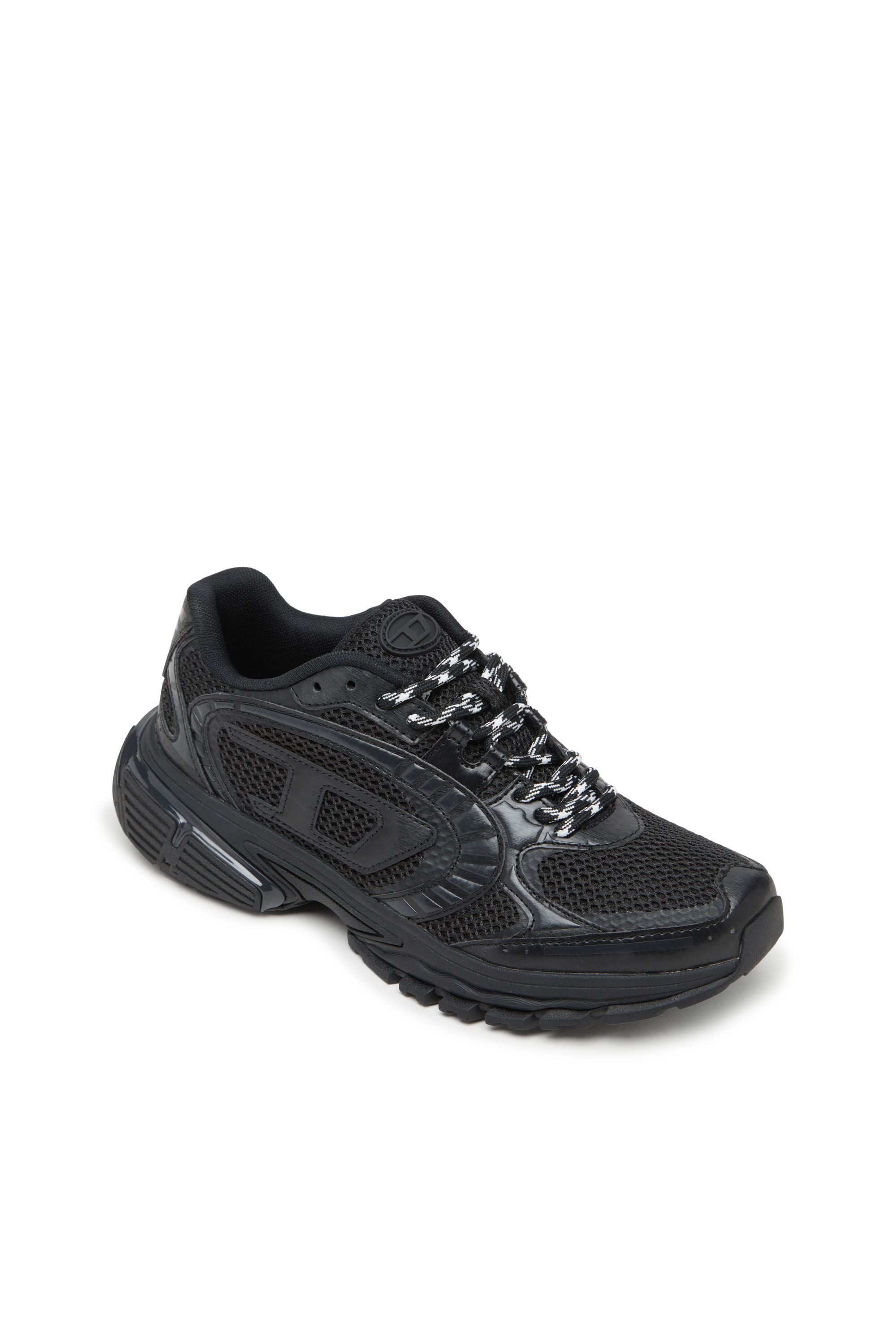 S-PRO-V-DENSE LOW, Black Diesel - S-PRO-V-DENSE LOW, Man's S-Pro-V-Dense-Mesh sneakers with Oval D logo in Black - 6