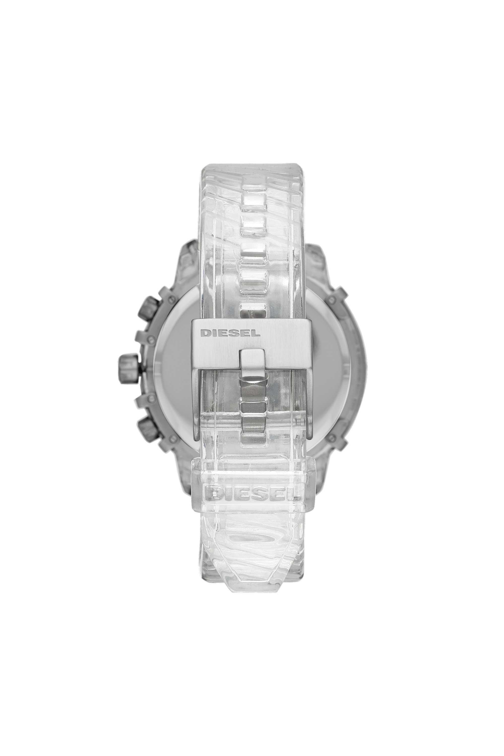 Diesel - DZ4521, Man's Griffed chronograph white watch in White - 2