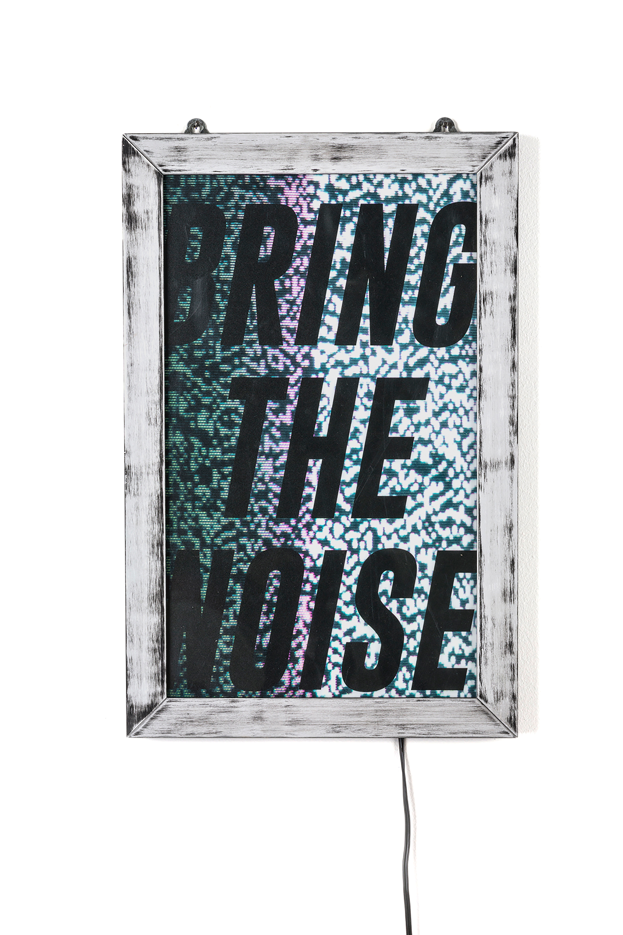 Diesel - 11010 FRAME IT!, Unisex's Poster "Bring the noise" in White - 1