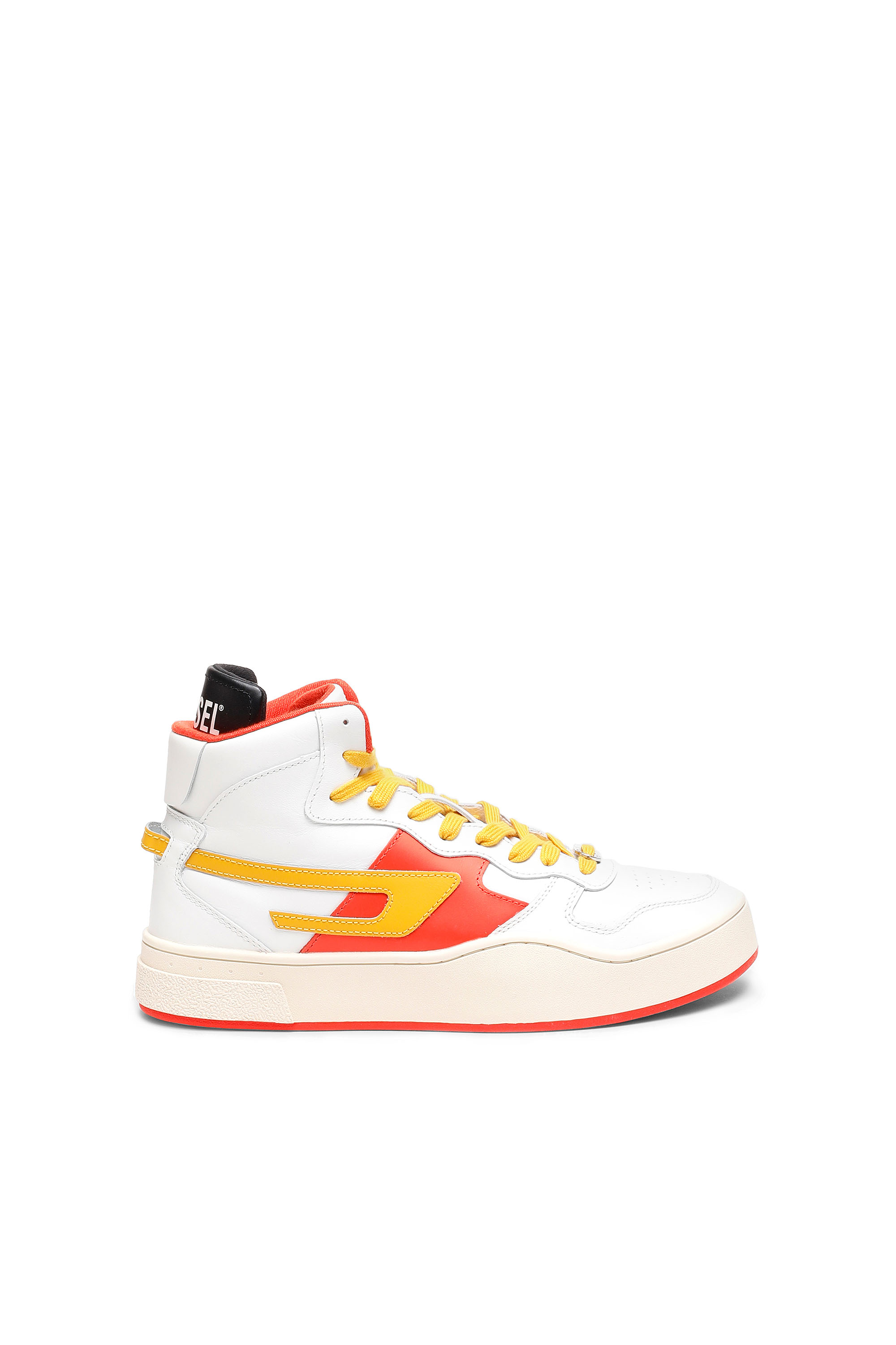 S-UKIYO MID, White/Yellow - Sneakers