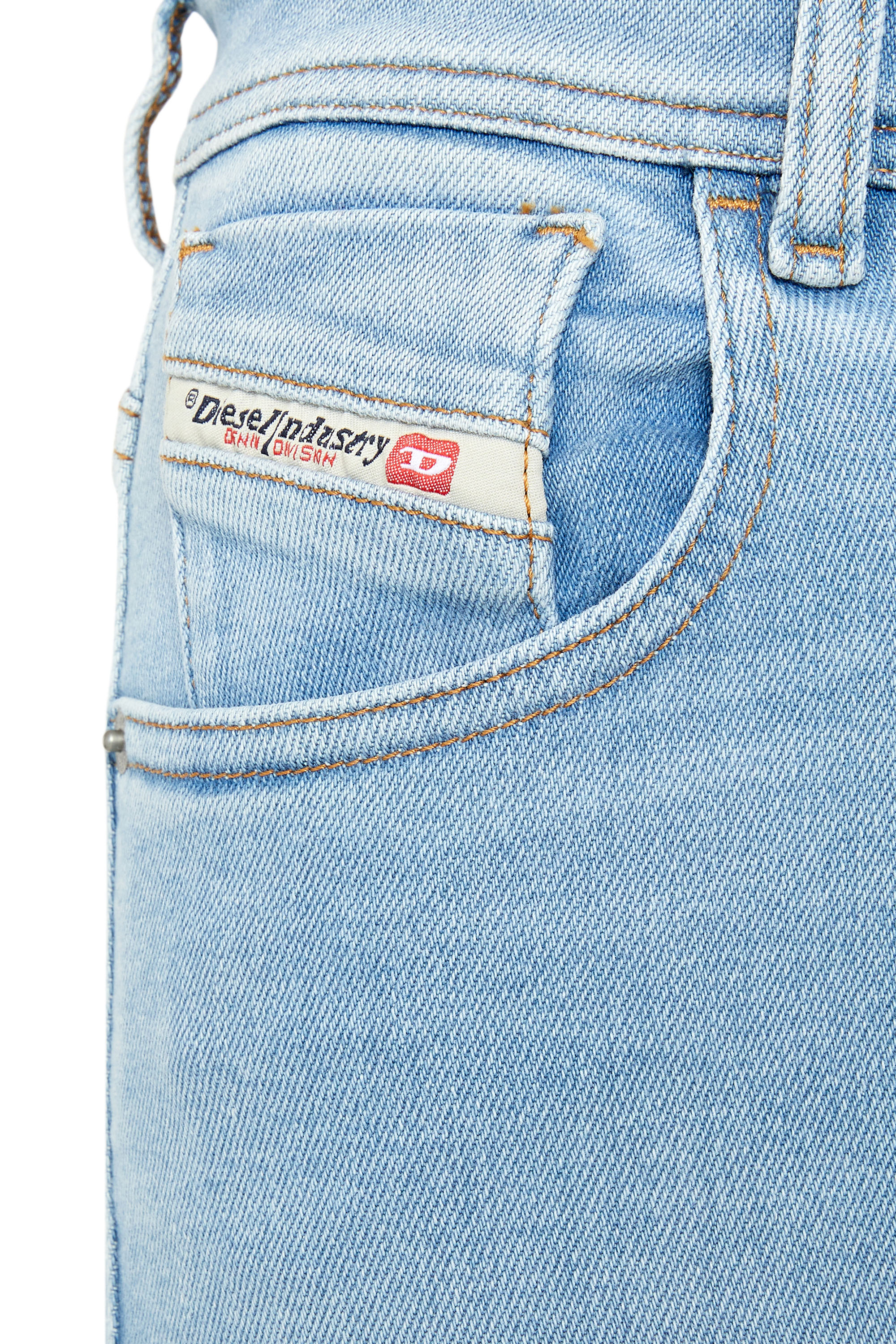 Diesel - 1984 Slandy-High 09E76 Super skinny Jeans, Light Blue - Image 3