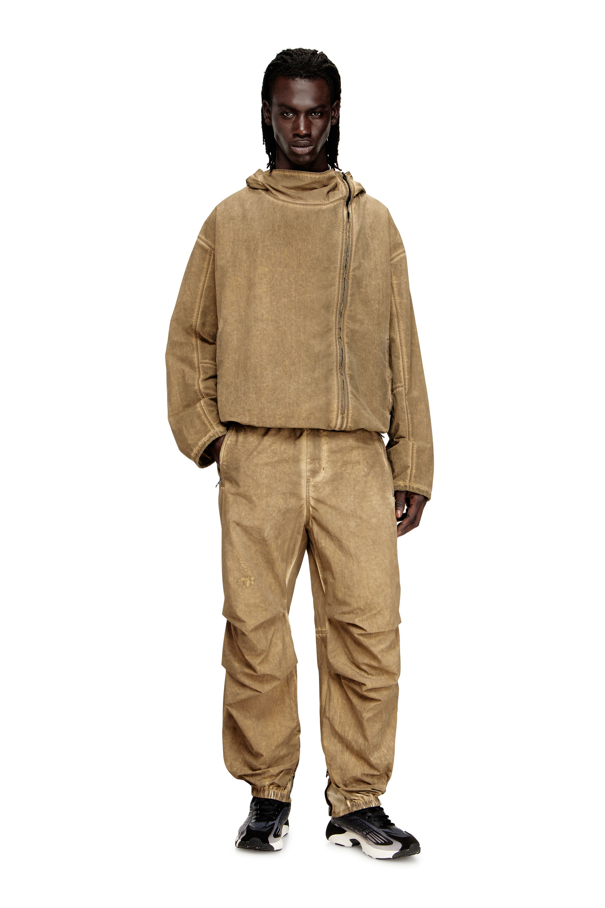 Diesel - P-STITCH-TREAT, Man's Cargo pants in dirt-effect Taslan in null - 2