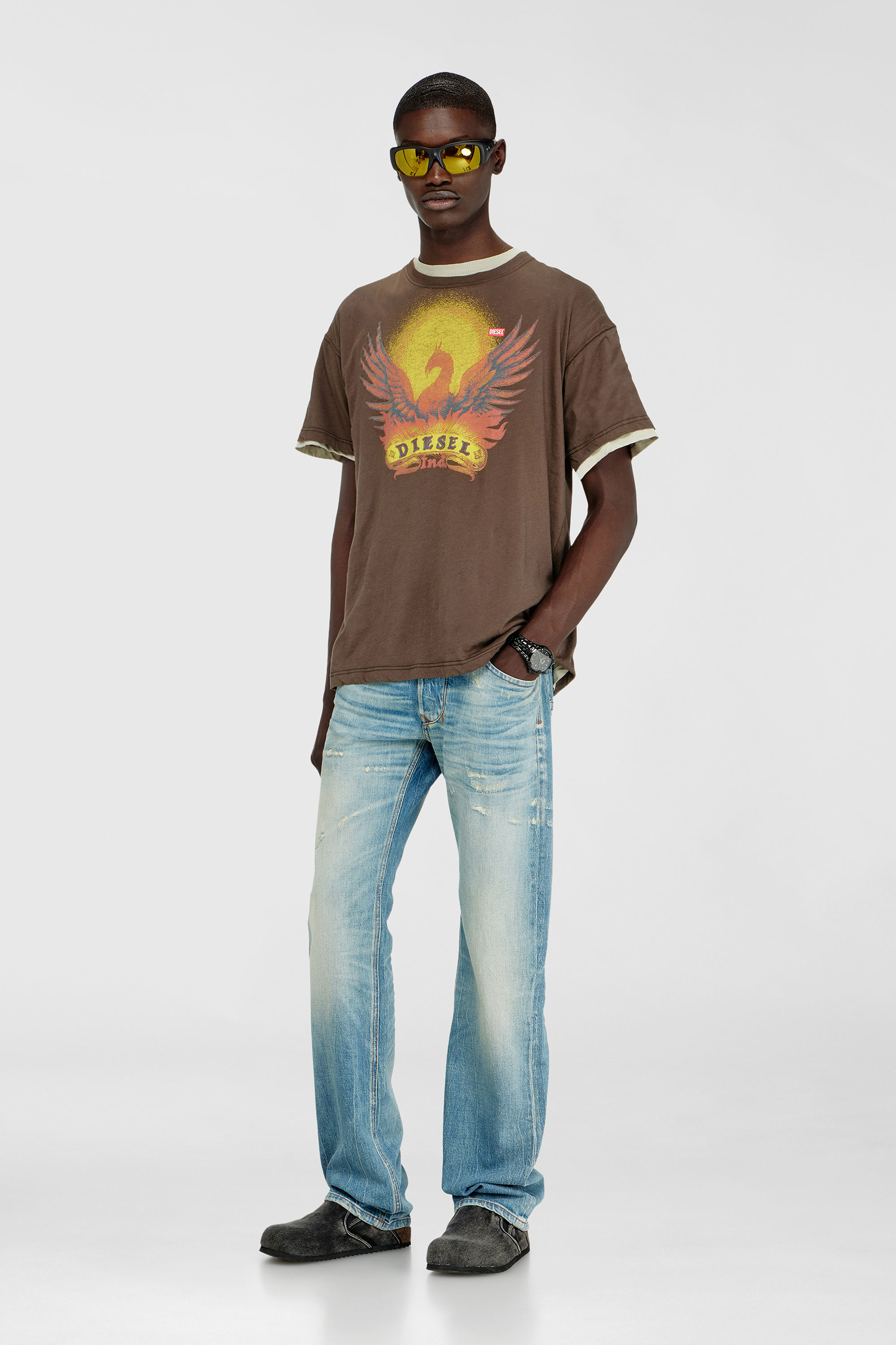Regular T-shirt with Phoenix print
