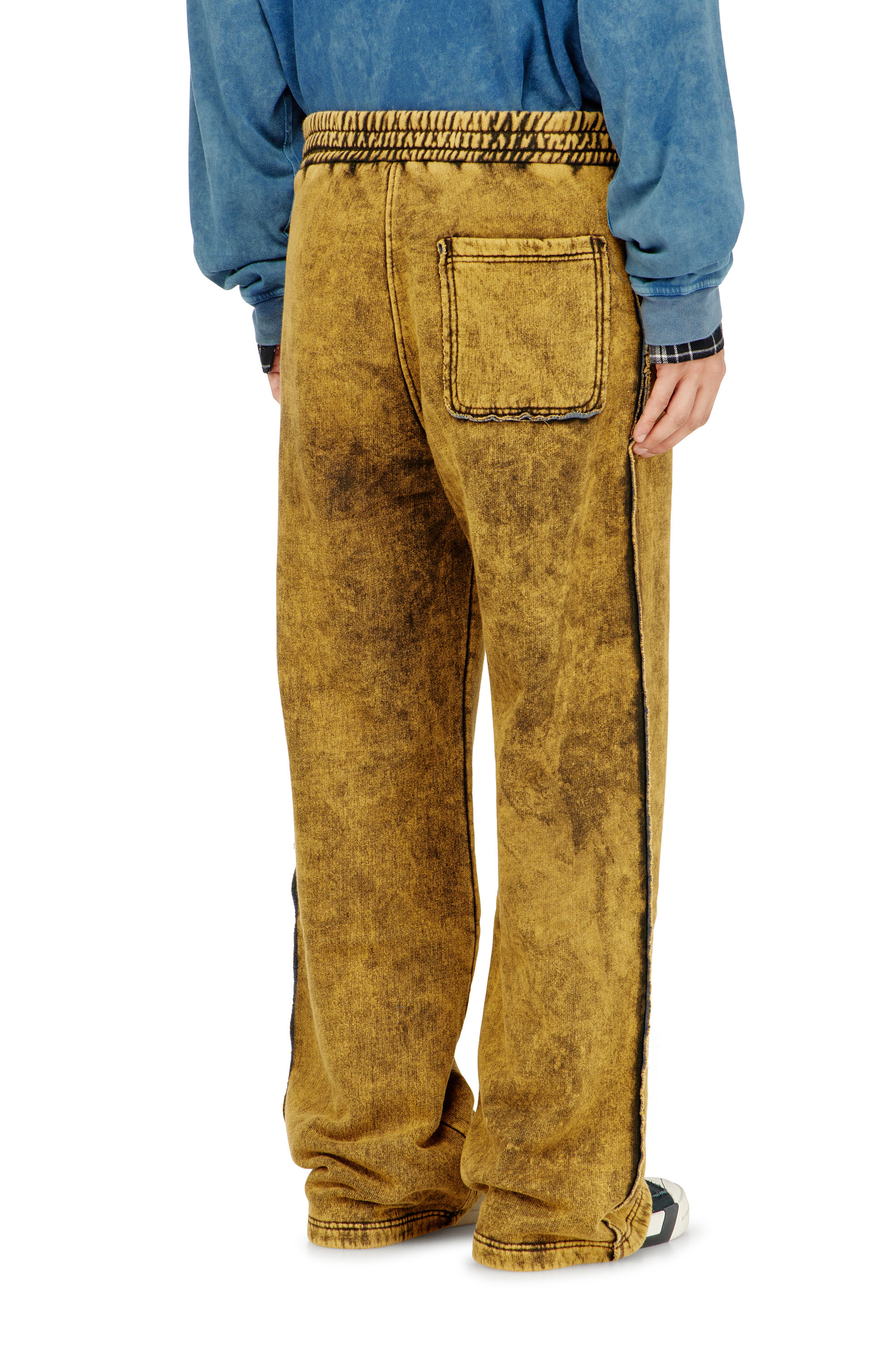Diesel - P-MARTAINS-RAW, Man's Acid-wash sweatpants with raw edges in null - 4