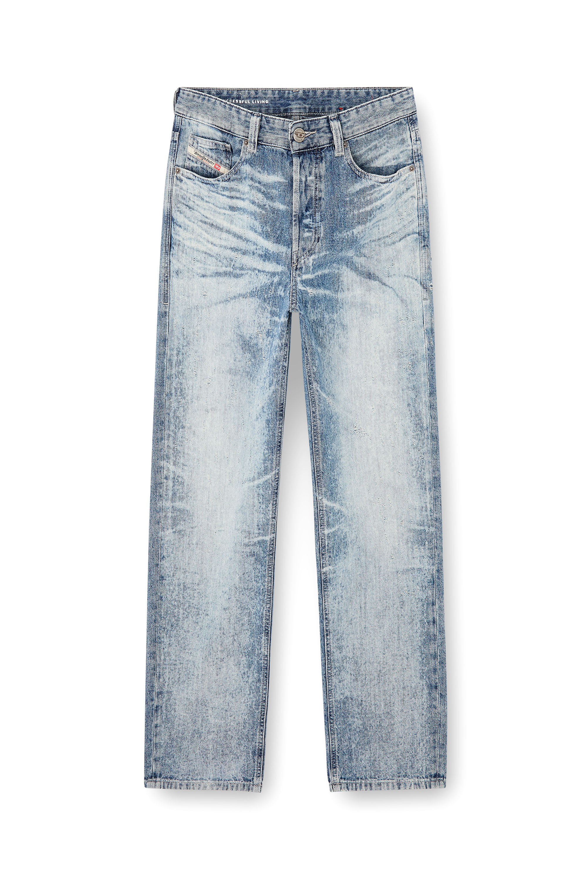 Regular Jeans 2024 D-Macs 068TY, Light Blue Diesel - Man's Regular Jeans 2024 D-Macs 068TY, Light Blue - 2