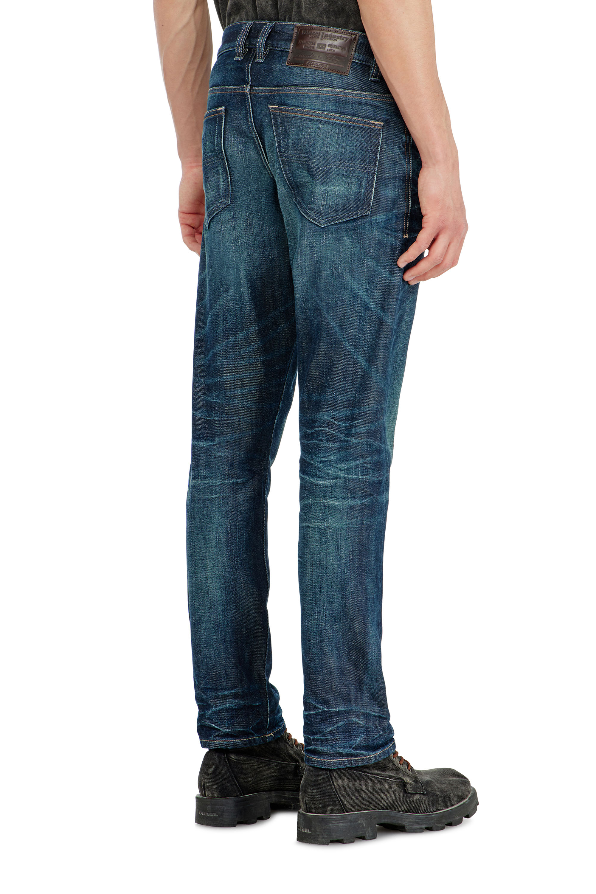 Diesel - Man's Slim Jeans 1993 D-Vyl 09Q04, Dark Blue - 5