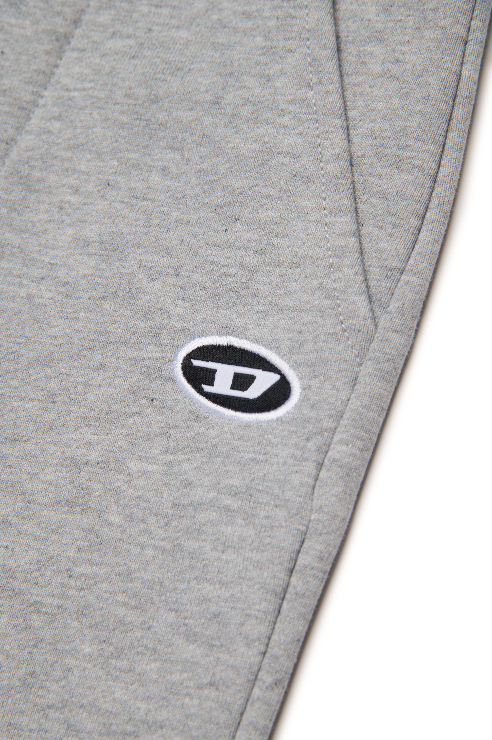 Diesel - PTARYDOVALPJB, Man Sweatpants with Oval D patch in Grey - Image 4