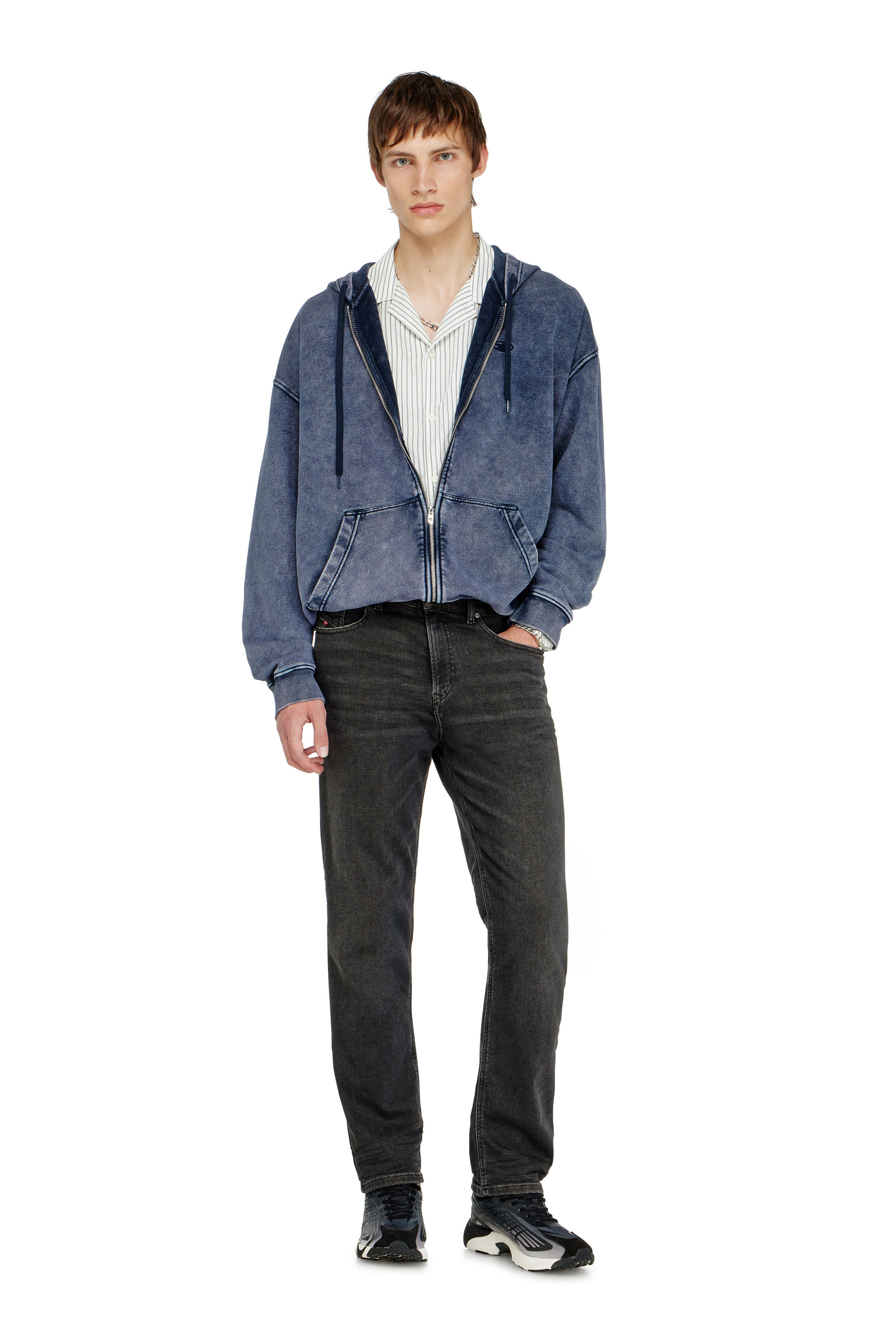Diesel - Man's Regular 2090 D-Veekley Joggjeans&reg; 09P92, Black/Dark grey - 2