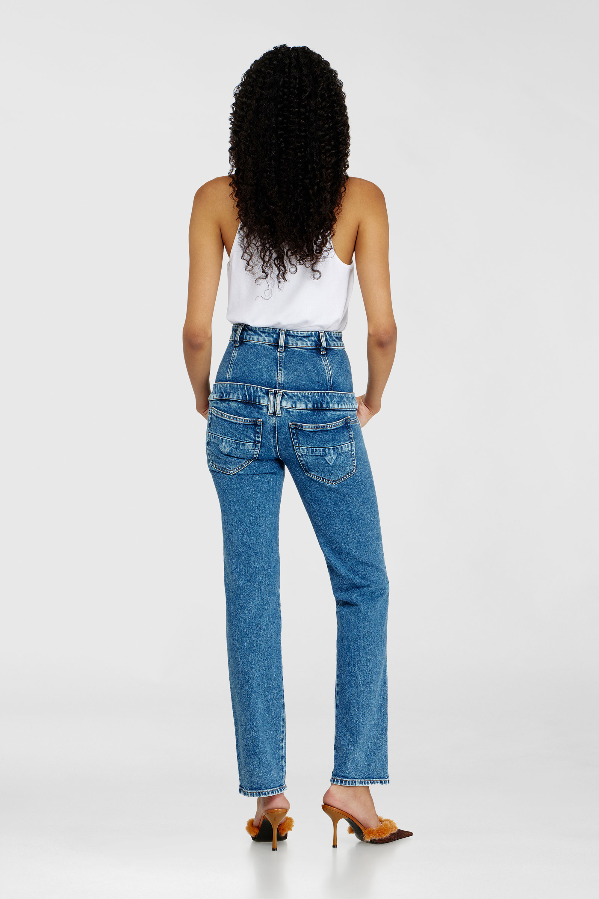 Diesel - Woman's Slim Jeans D-Fynora 007EU, Medium blue - 3