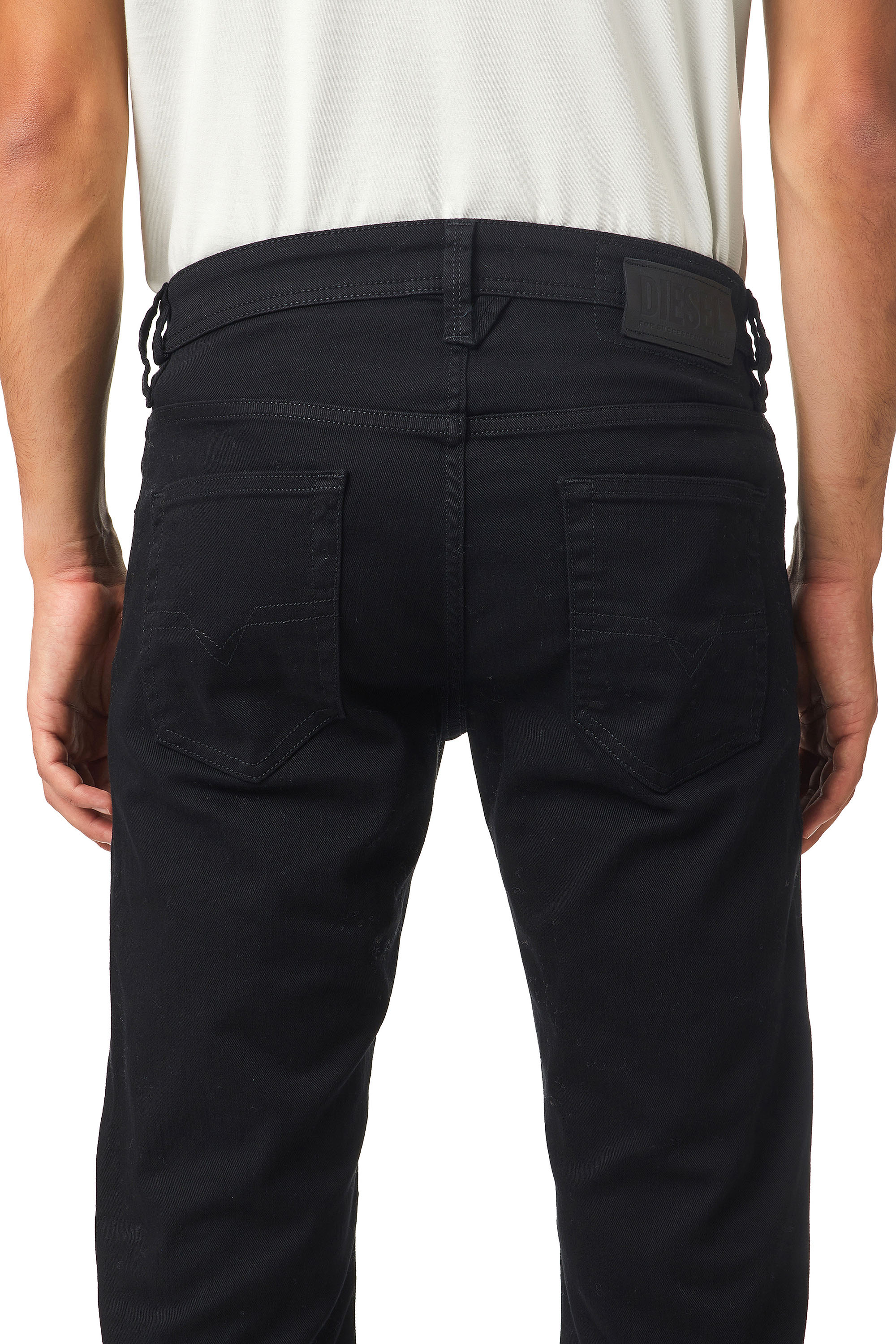 Larkee 0688H Man Straight Black/Dark grey Jeans Diesel