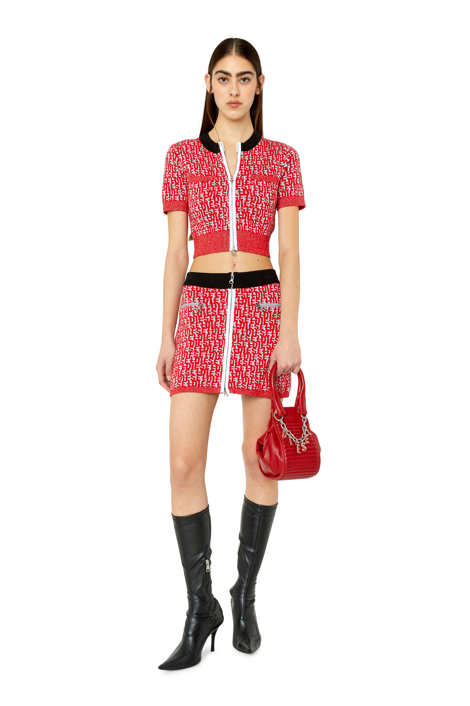 Diesel - M-ATHILDE, Grey/Red - Image 2