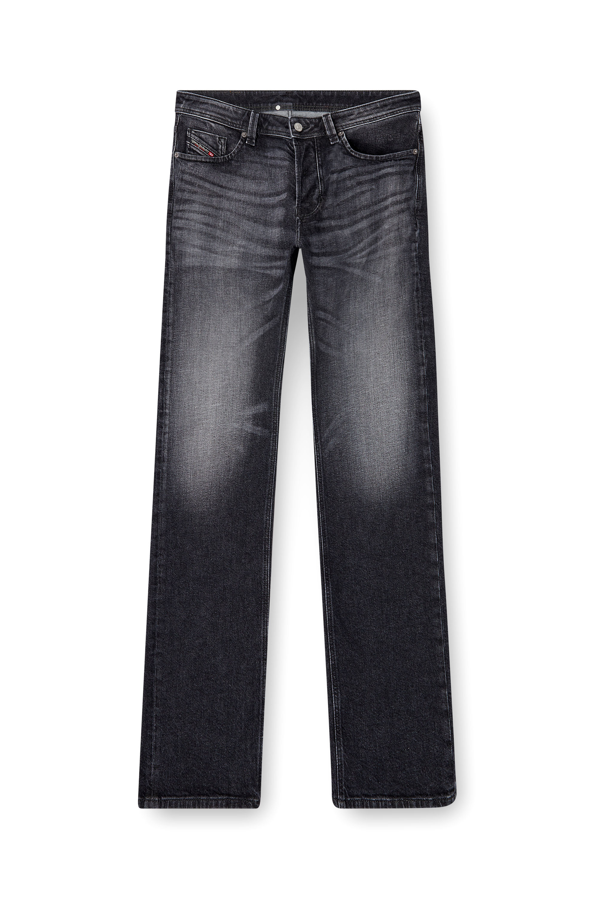 Regular Jeans 1985 Larkee 09L52, Black/Dark grey Diesel - Man's Regular Jeans 1985 Larkee 09L52, Black/Dark grey - 2