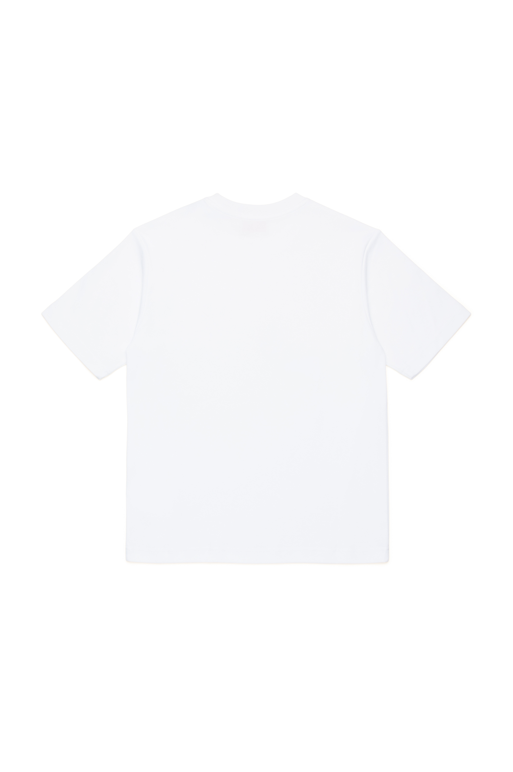 Diesel - TJUSTDOVALPJ OVER, Man T-shirt in organic cotton in White - Image 2