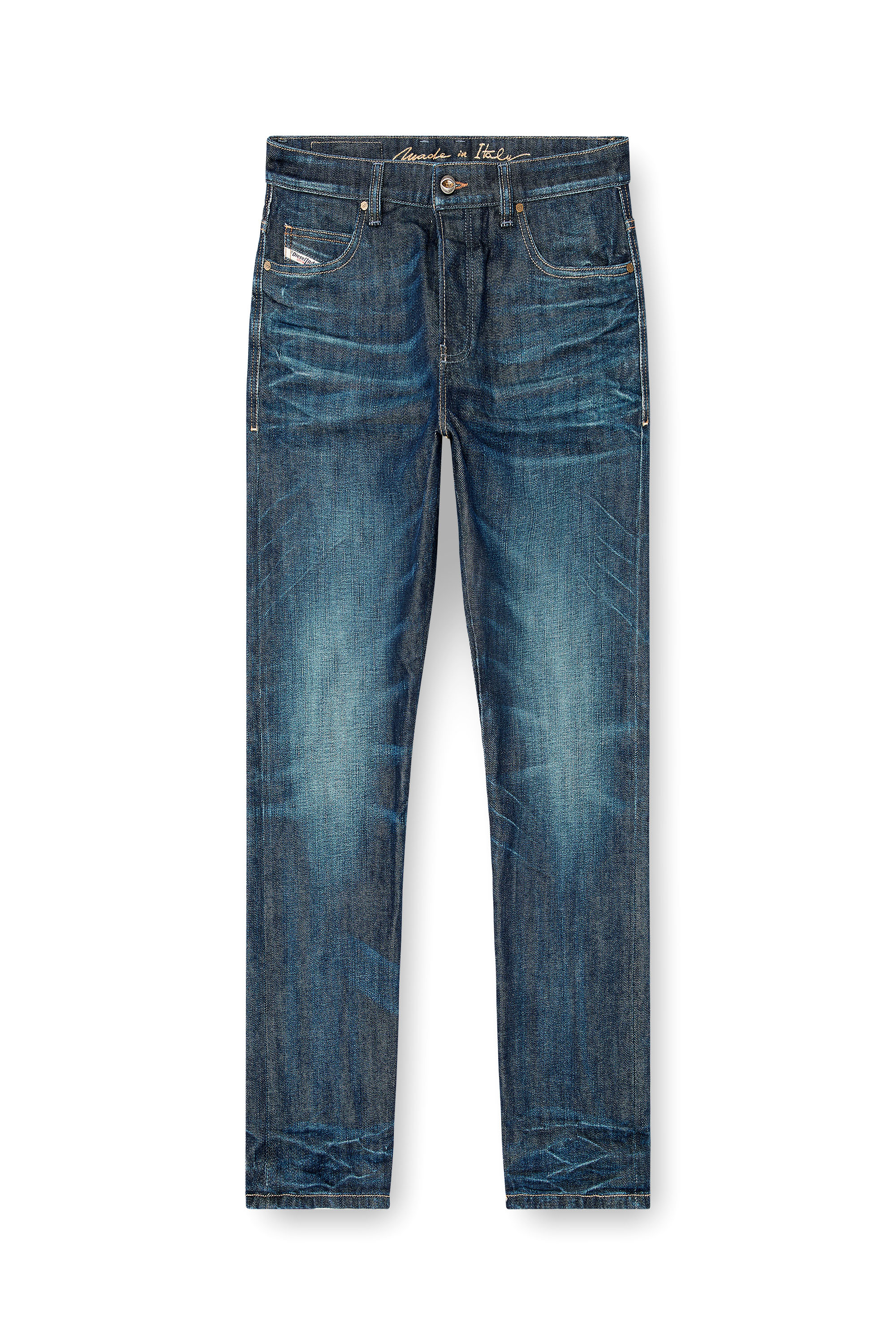 Diesel - Man's Slim Jeans 1993 D-Vyl 09Q04, Dark Blue - 3
