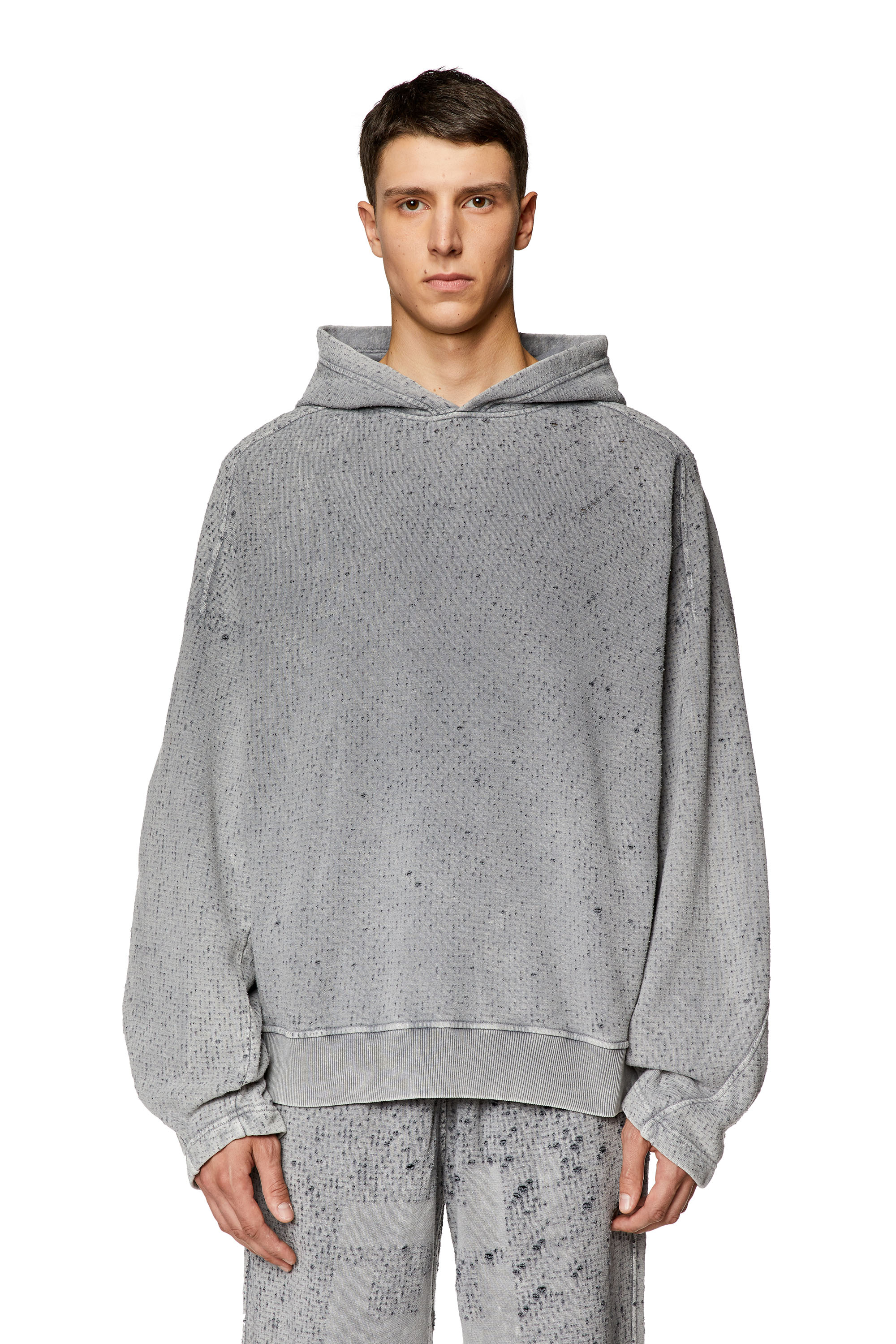 Diesel - S-MACORN-HOOD, Grey - Image 4