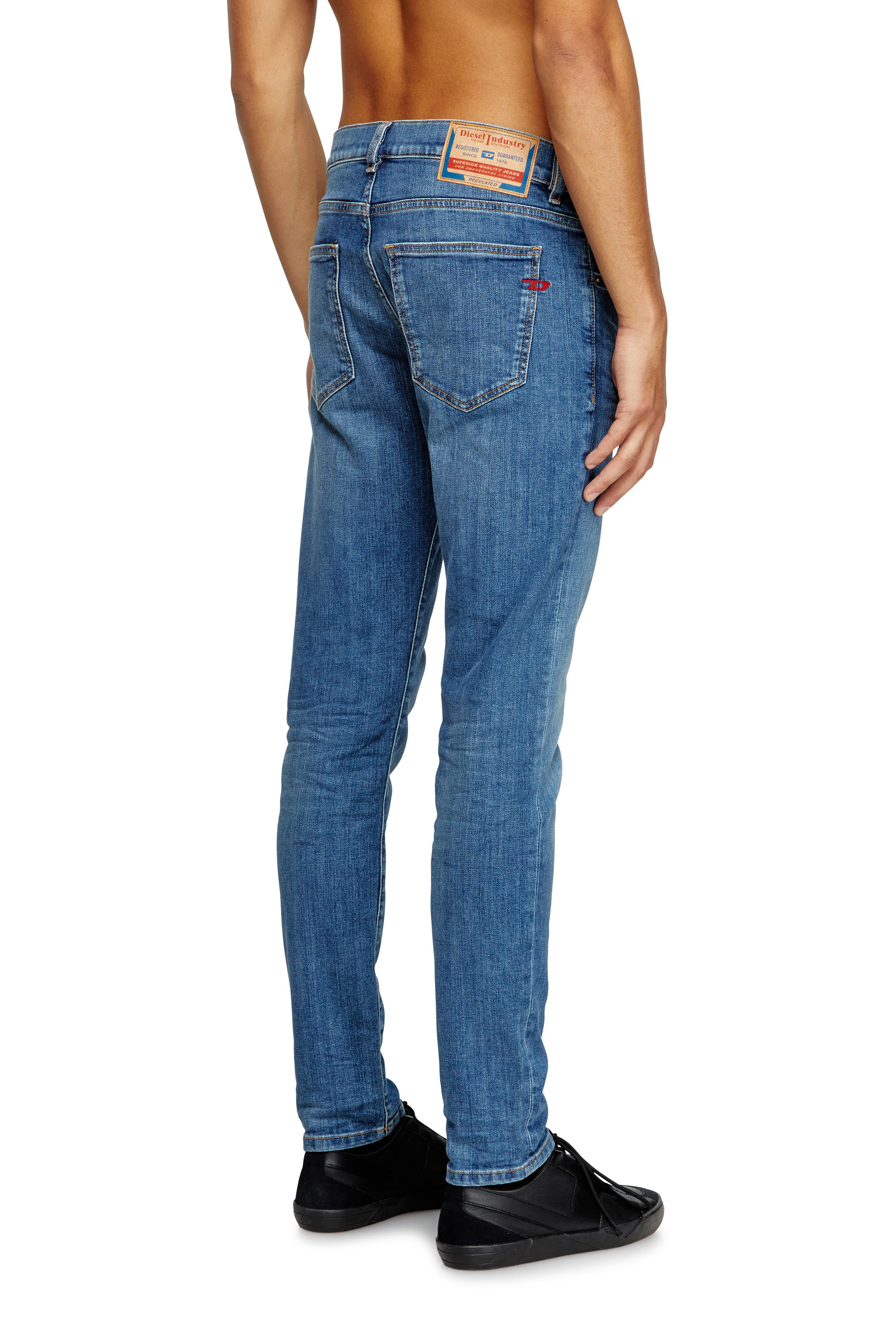 Diesel - Man's Slim Jeans 2019 D-Strukt 0KIAL, Light Blue - 4