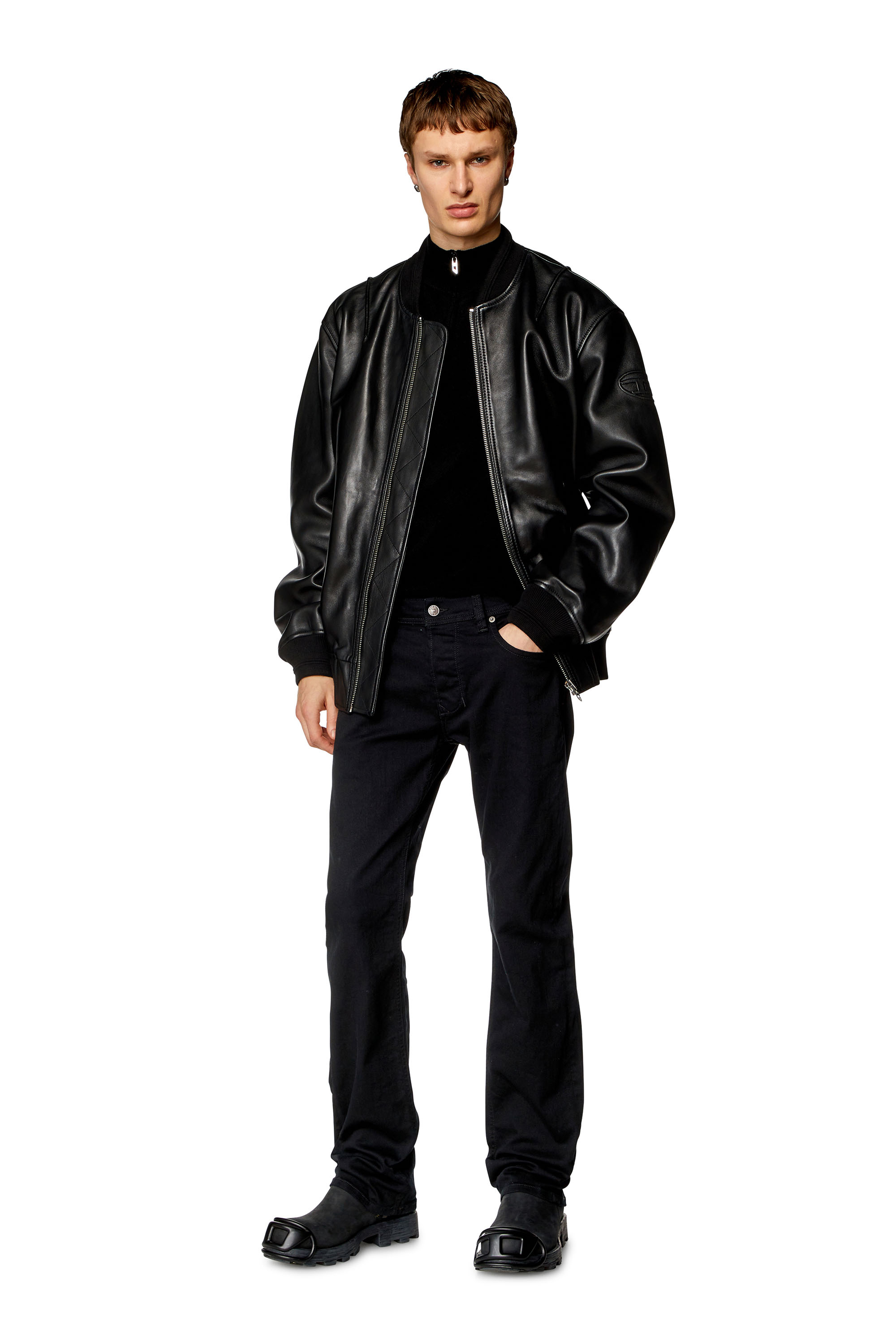 Diesel - Straight Jeans 1985 Larkee 0688H, Black/Dark grey - Image 1